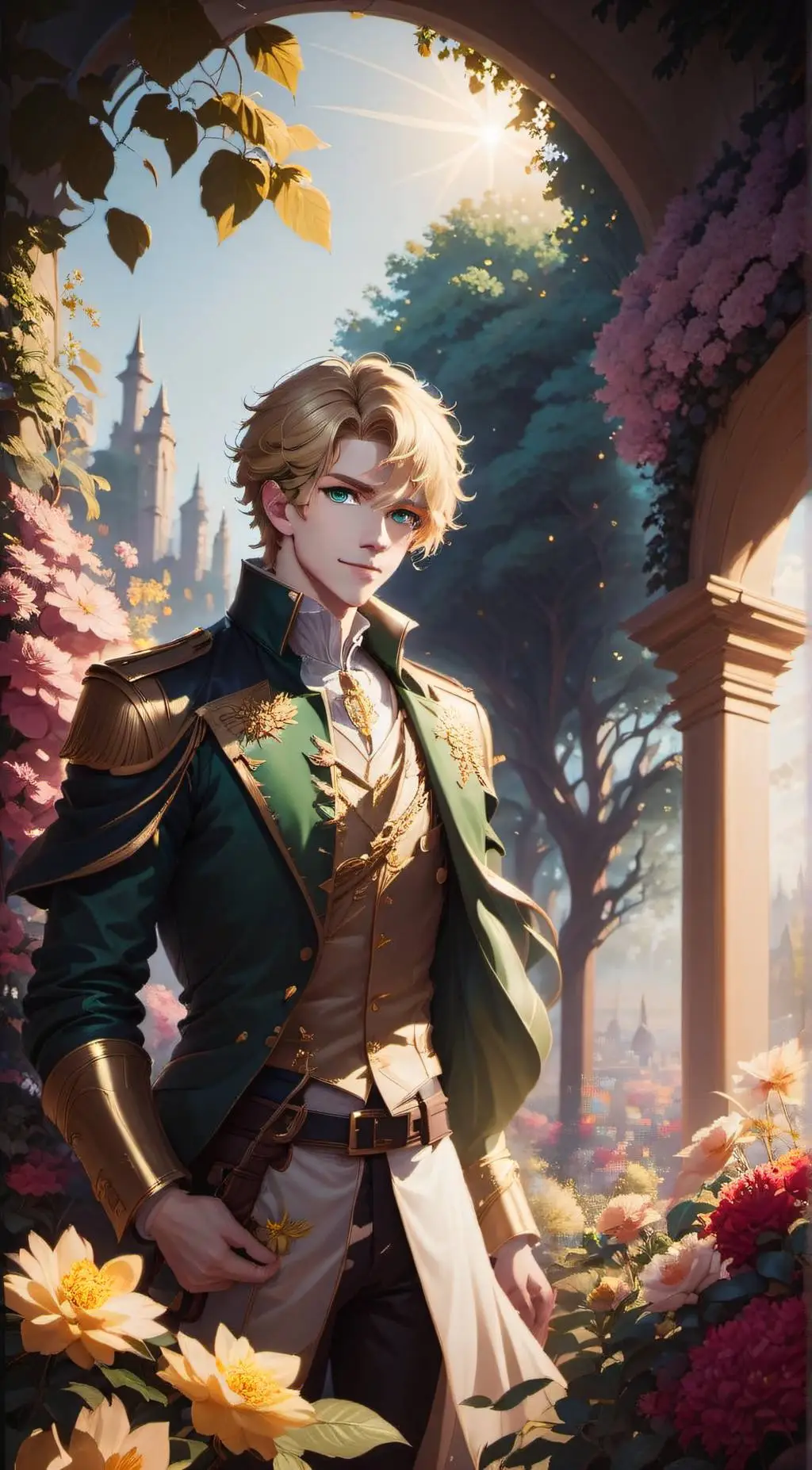 ai character: Prince Liam  background