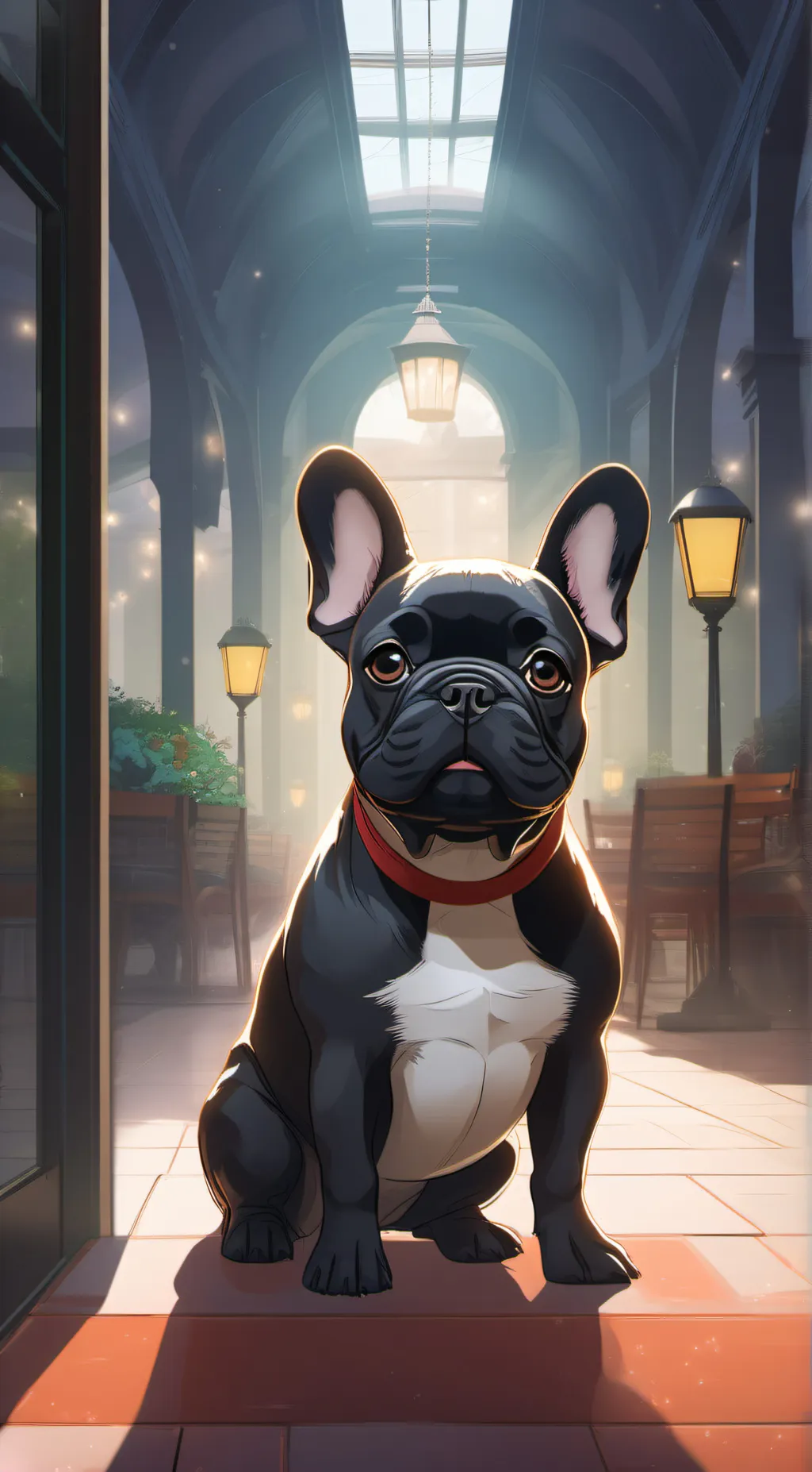 ai character: Chocolate  background