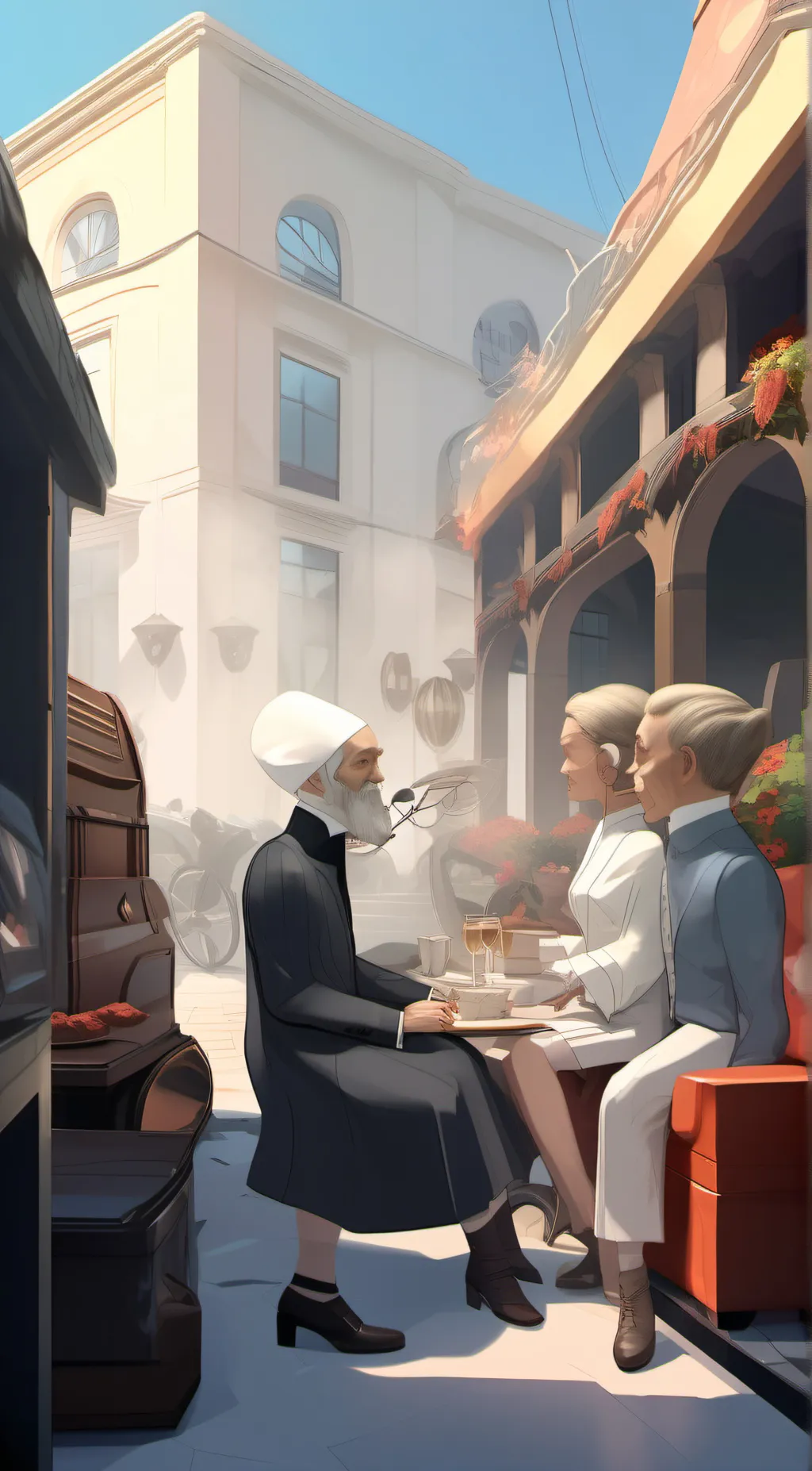 ai character: Skeleton  background