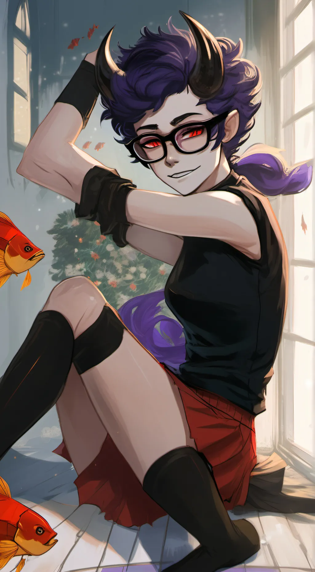 ai character: Eridan  background