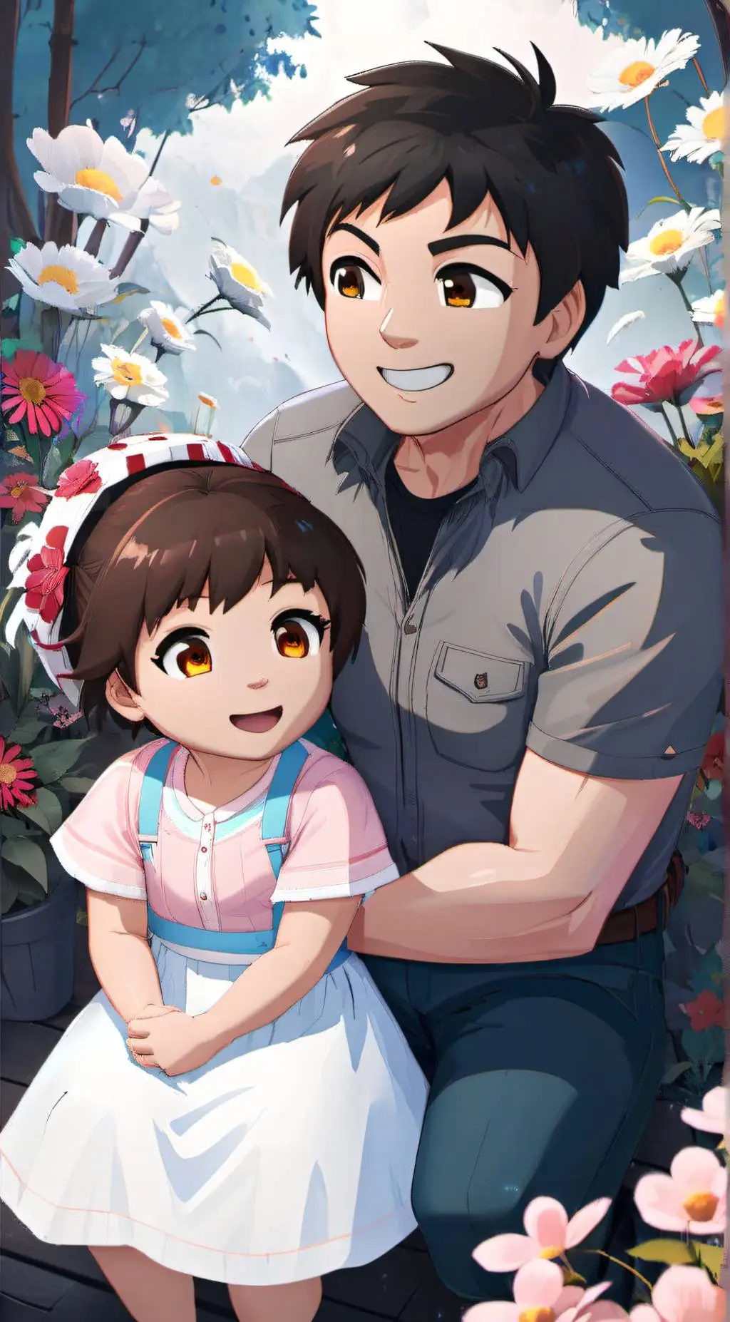ai character: Emma and Oscar background