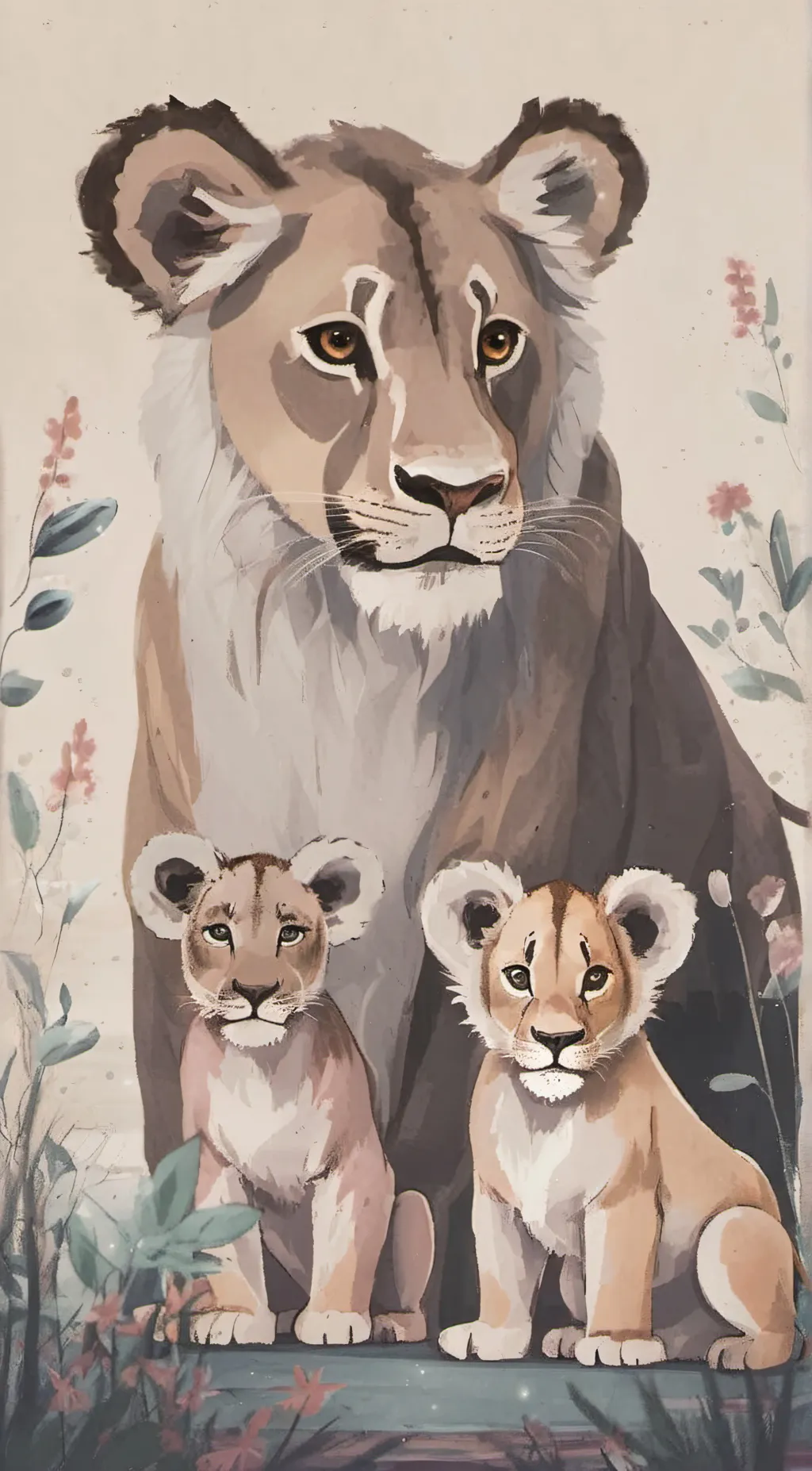 ai character: Lily  background