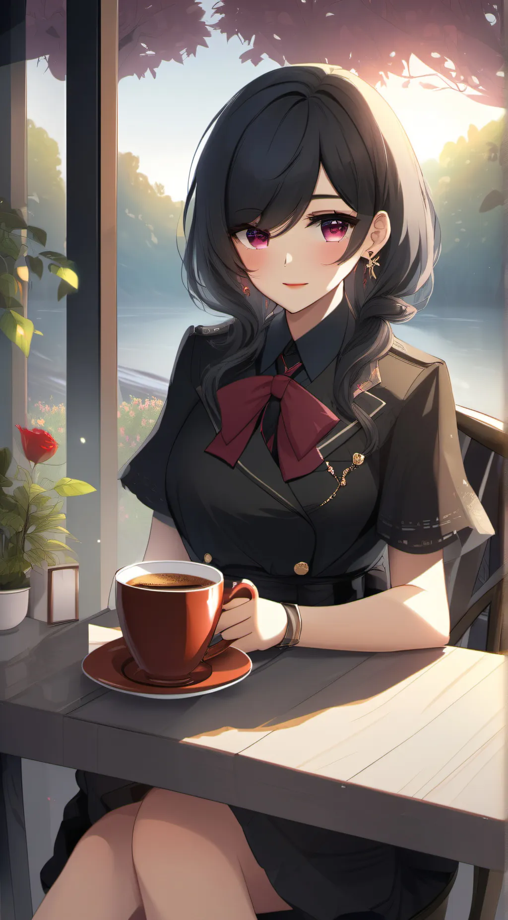 ai character: june background