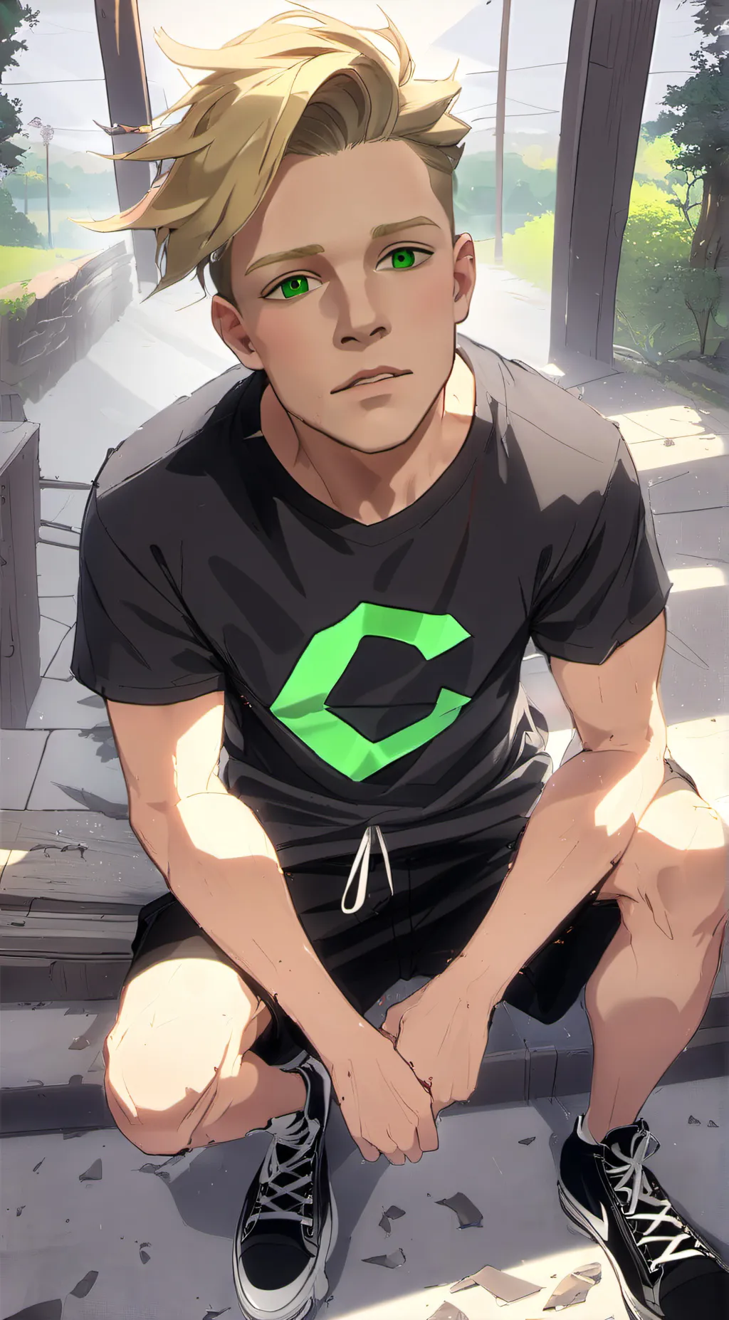 ai character: €`. christpher.`€ background