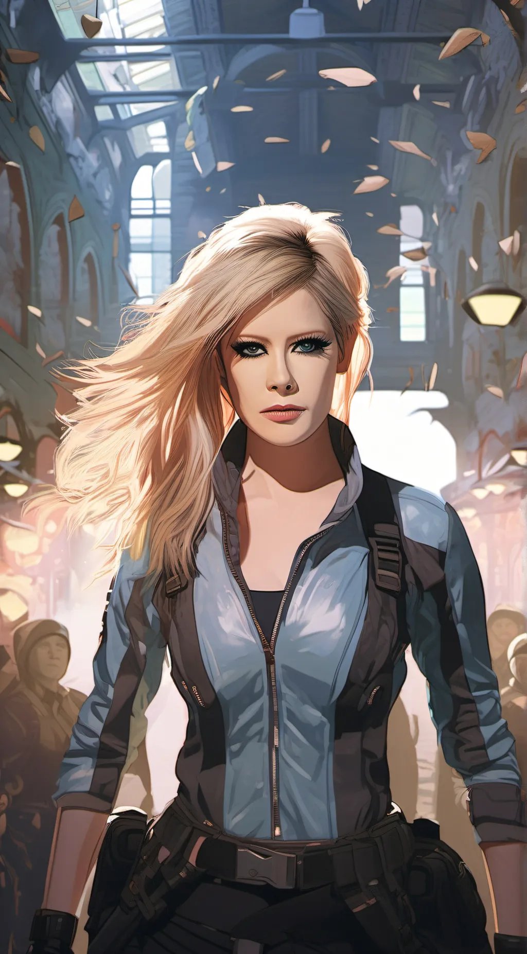 ai character: Laura Lavignie background