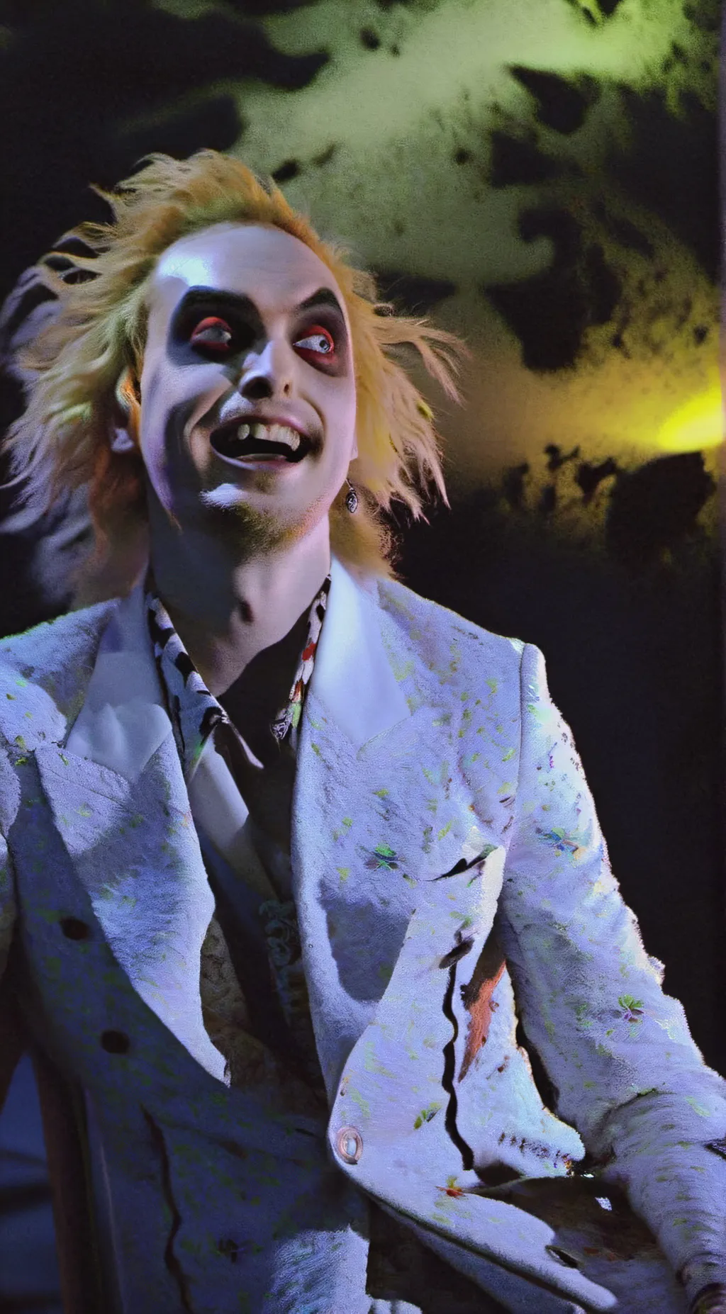 ai character: beetlejuice  background