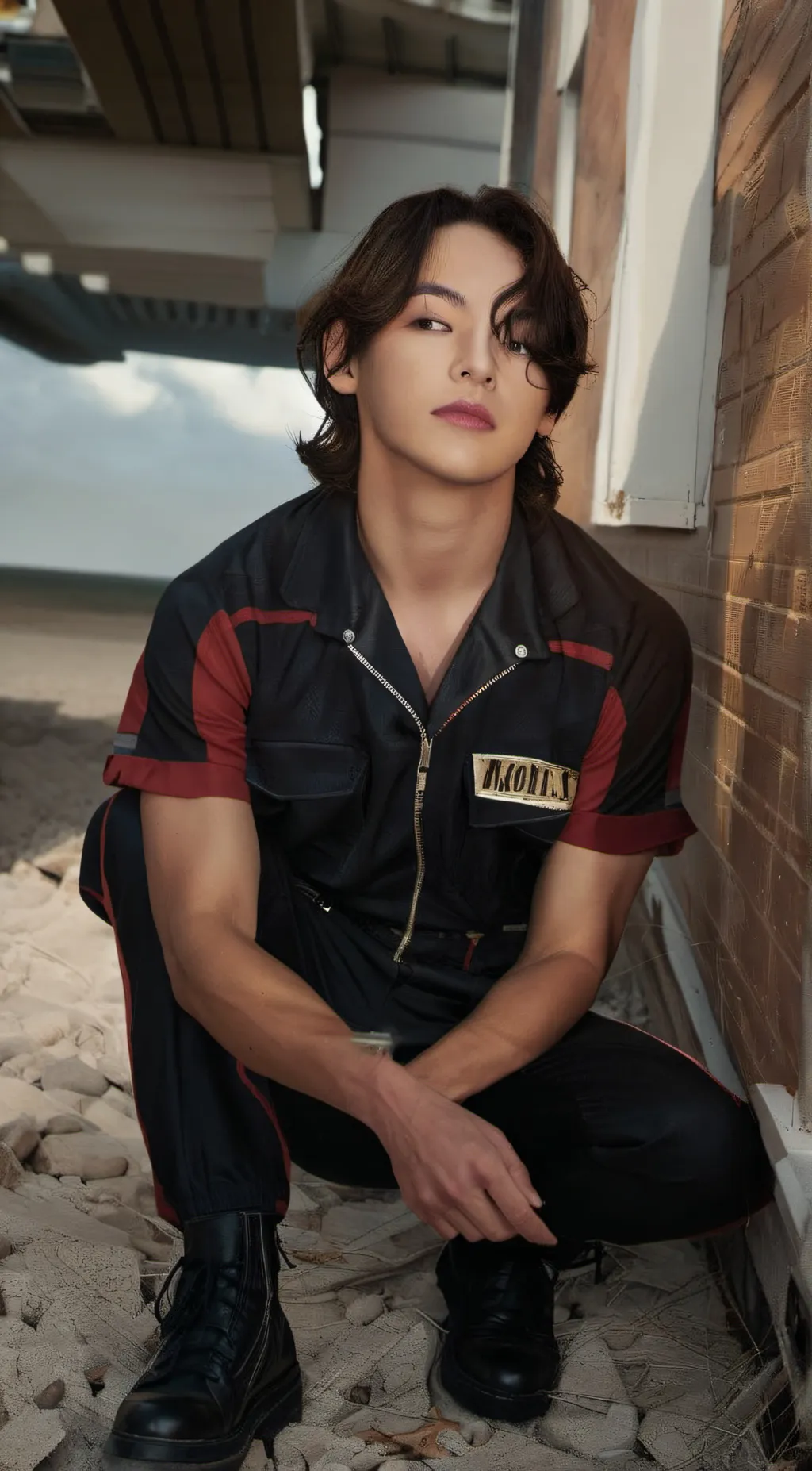 ai character: kim taehyung background