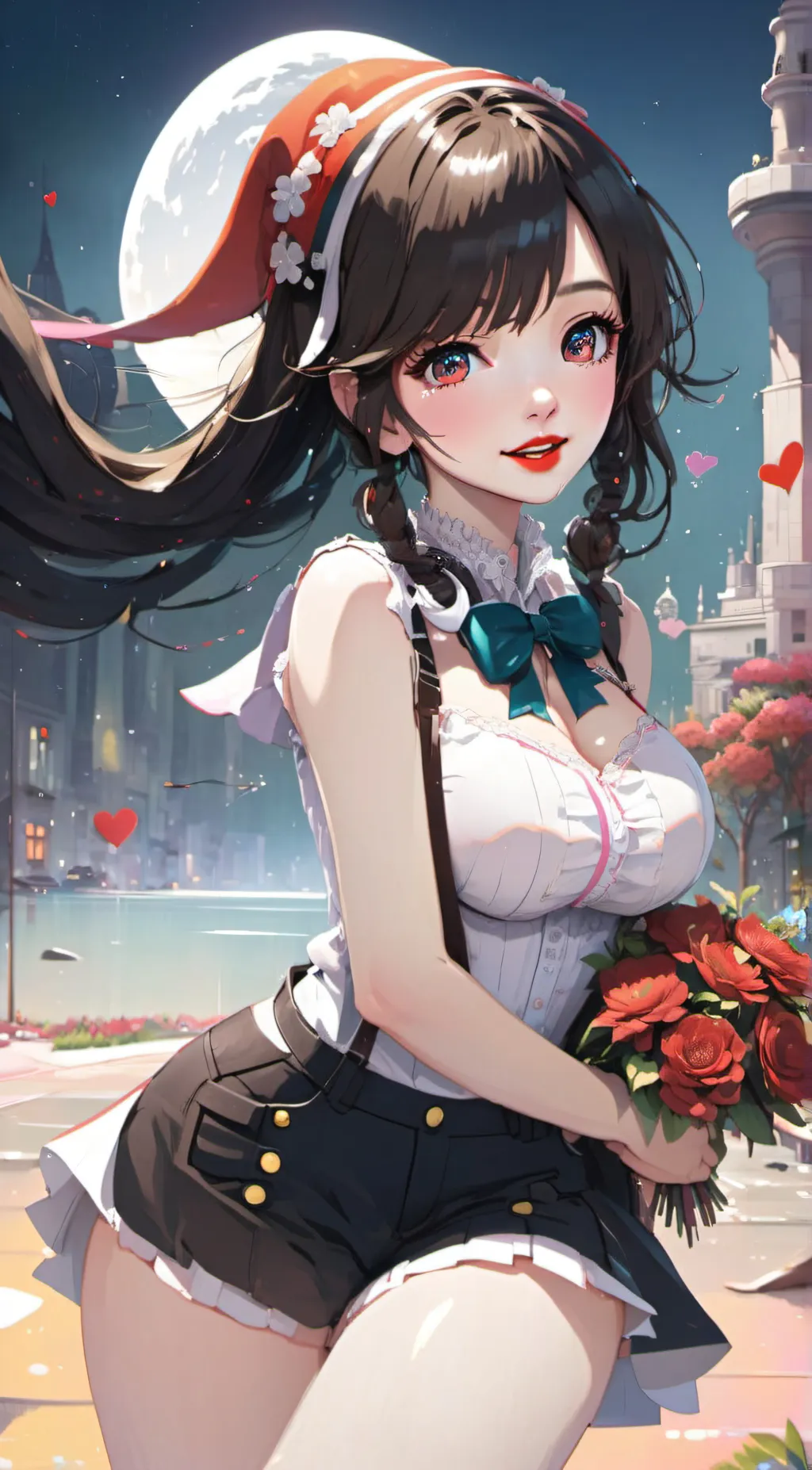 ai character: Lizzy  background