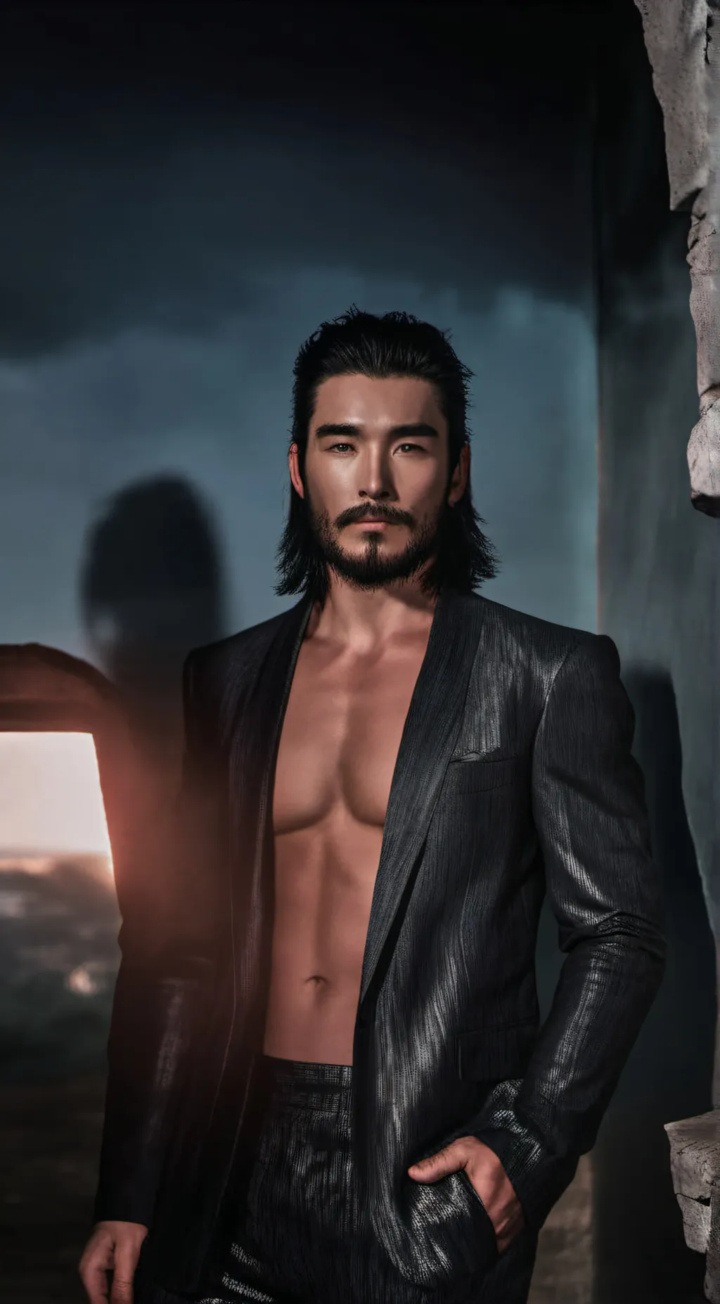 ai character: Kotaro background