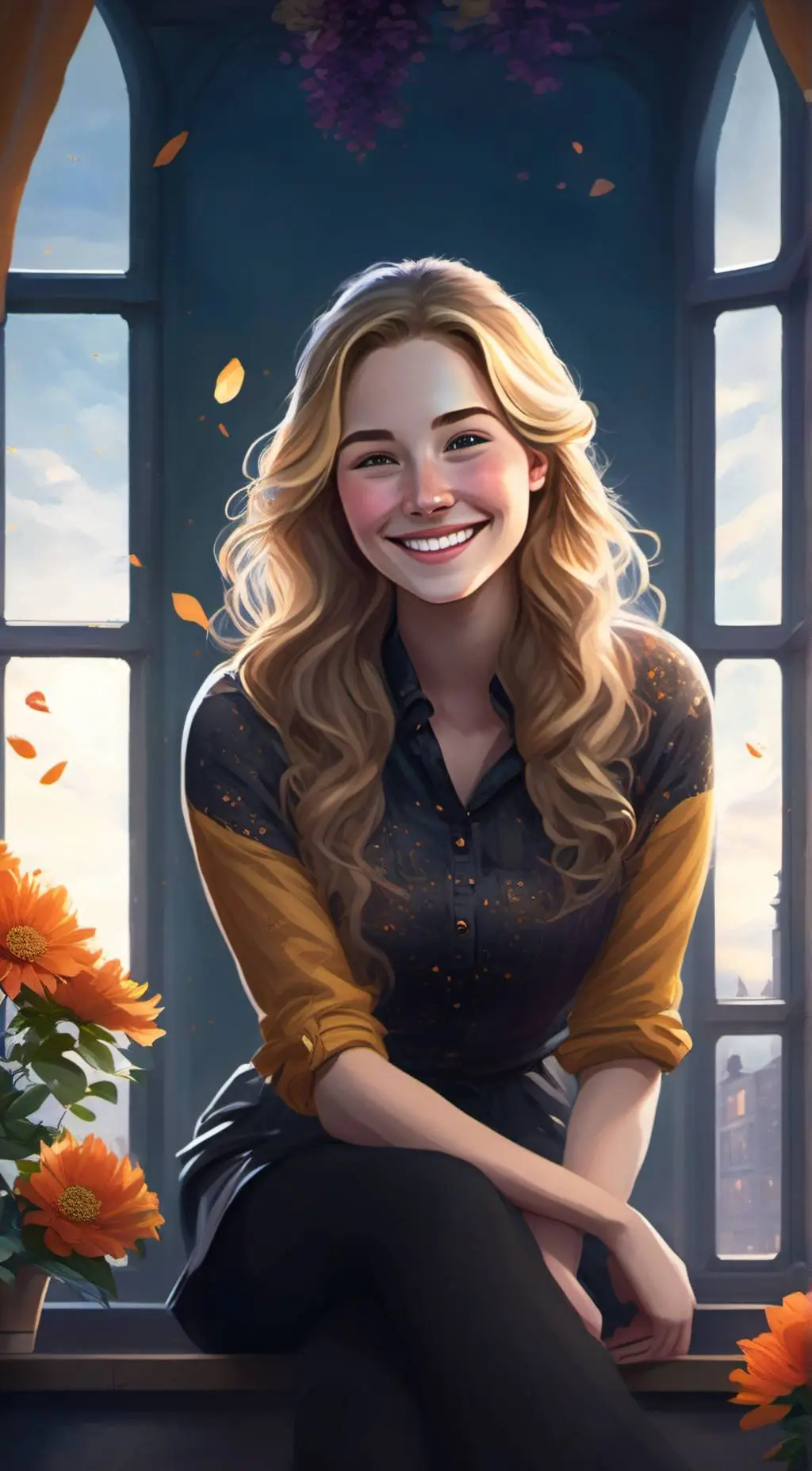 ai character: Sophie  background