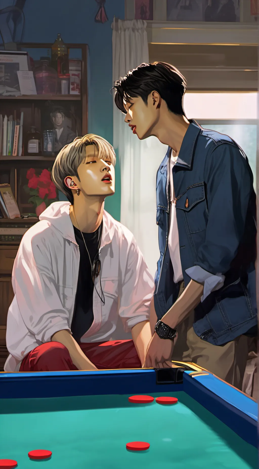 ai character: HEESEUNG background