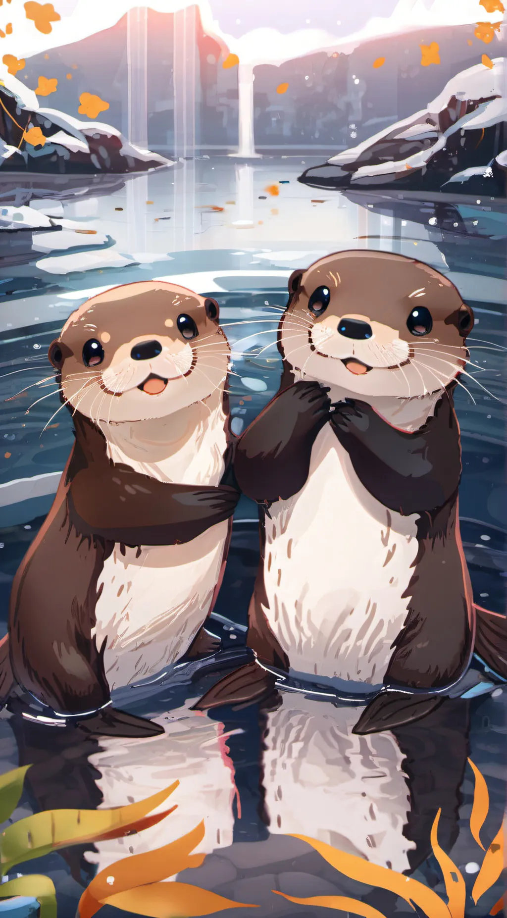 ai character: Otter background