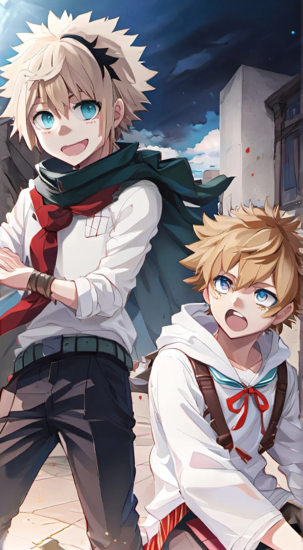 ai character: Toga background