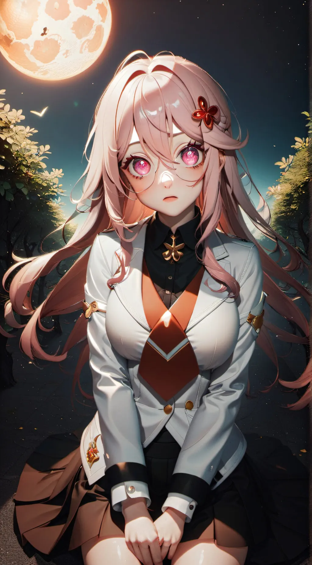 ai character: Queenie  background