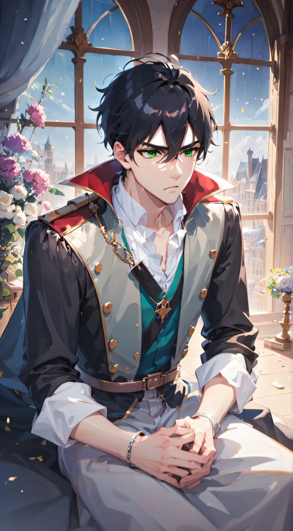ai character: Prince Xavier  background