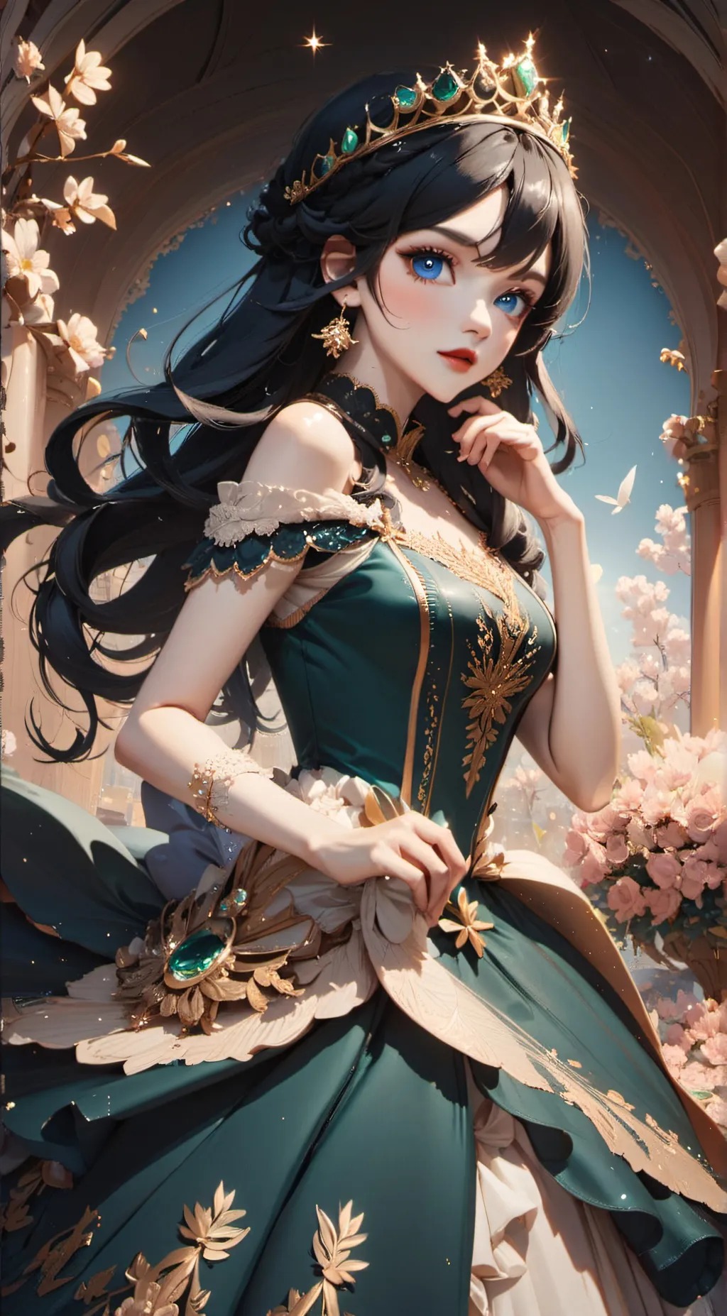 ai character: Princess Sophia background