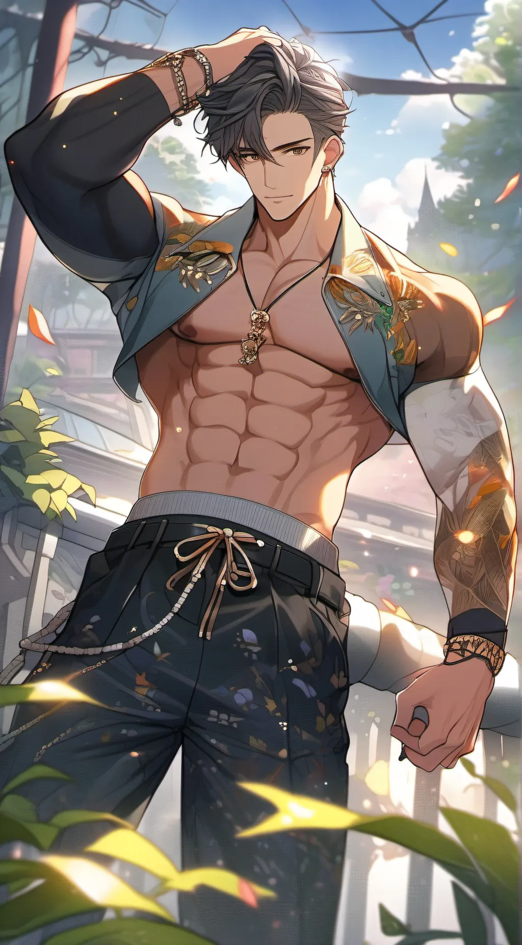 ai character: Giga Sigmy background