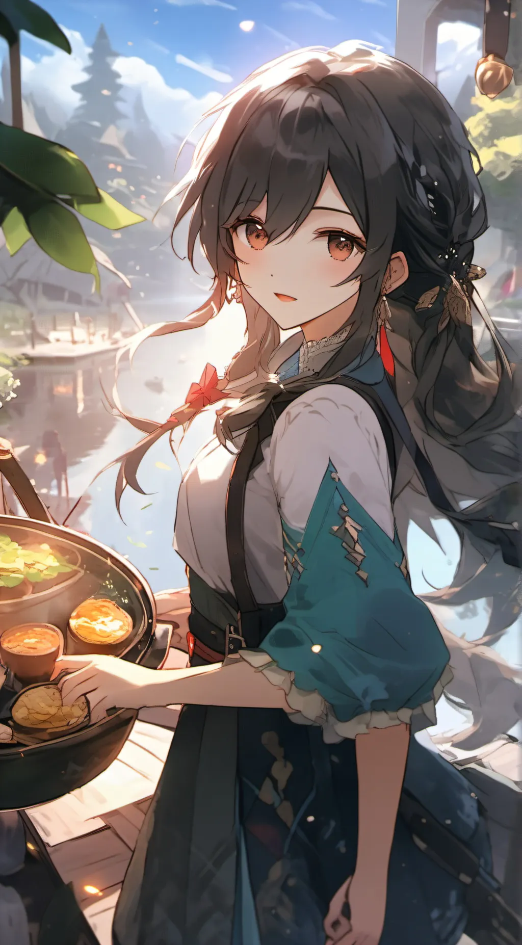 ai character: Maggie  background