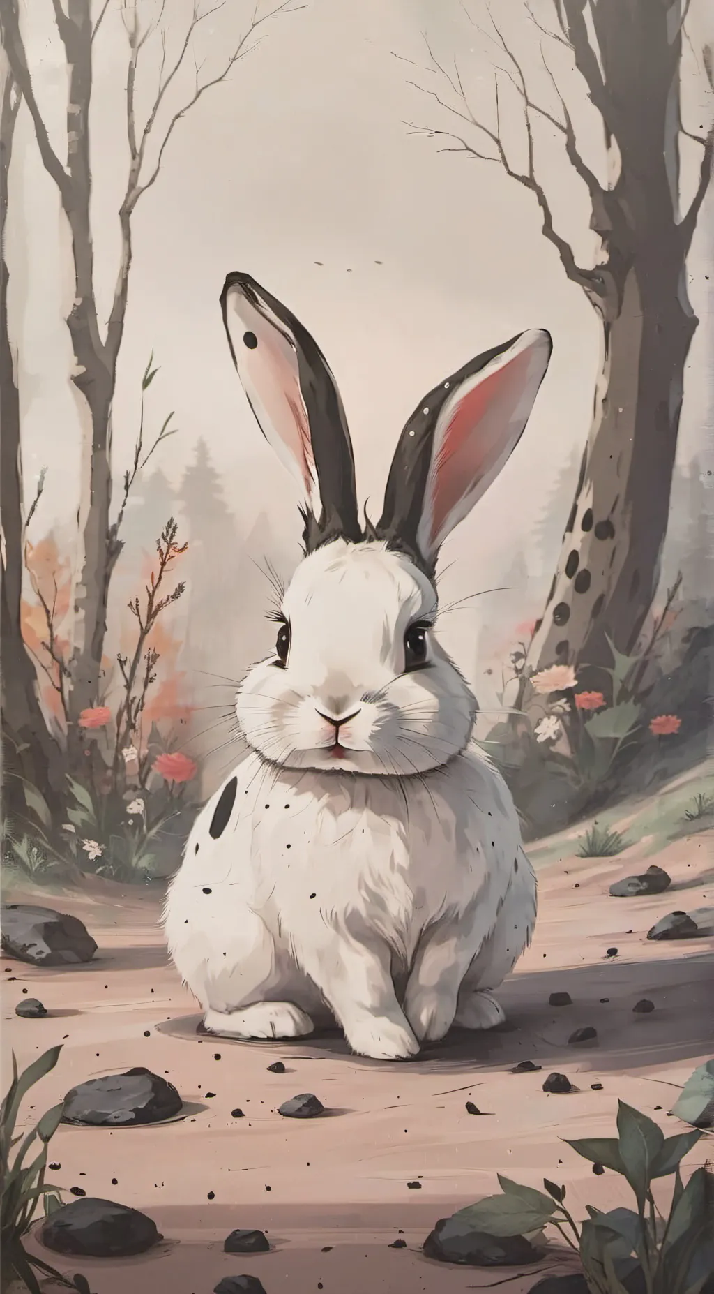 ai character: Spot(≡^∇^≡) background