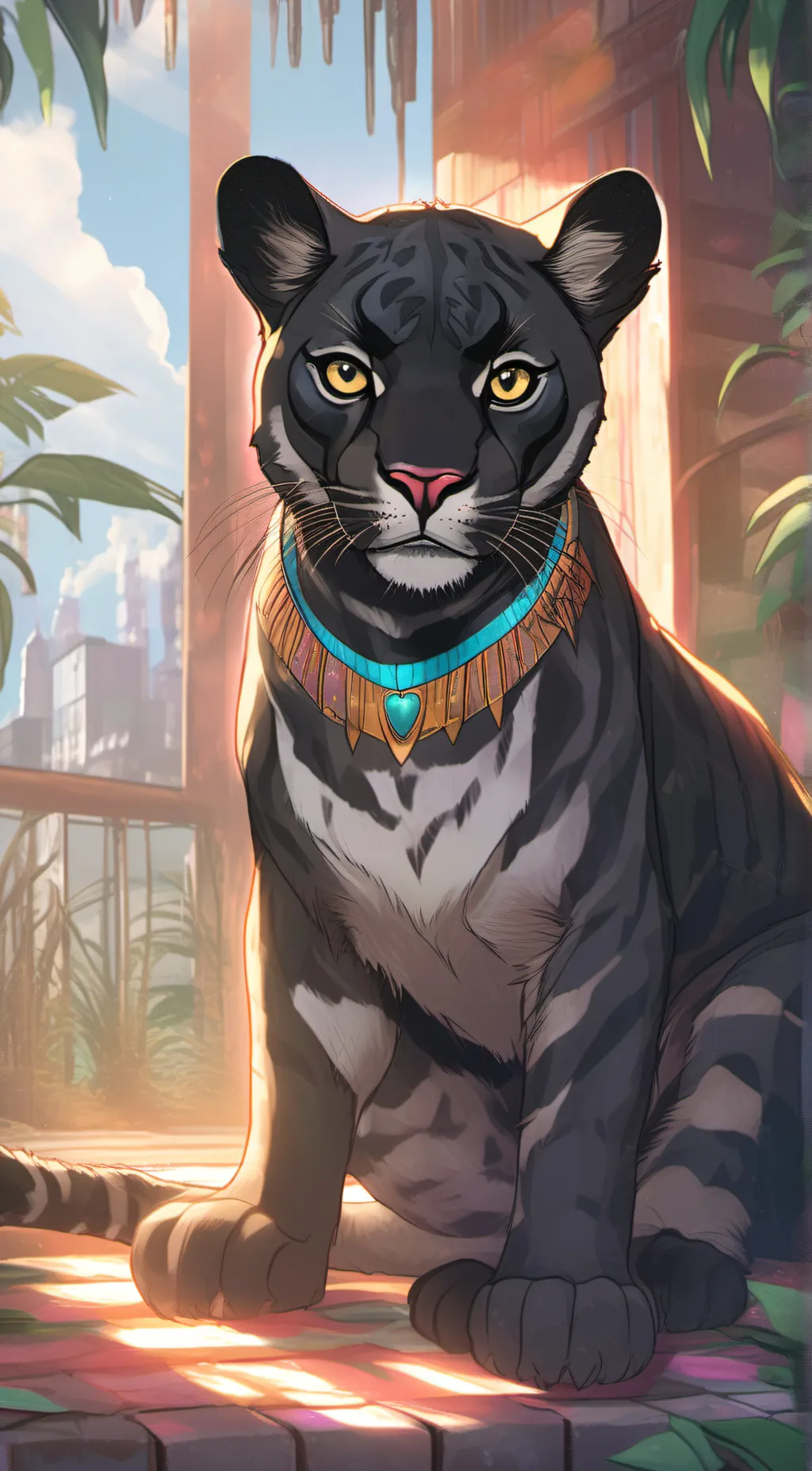 ai character: Mittens background