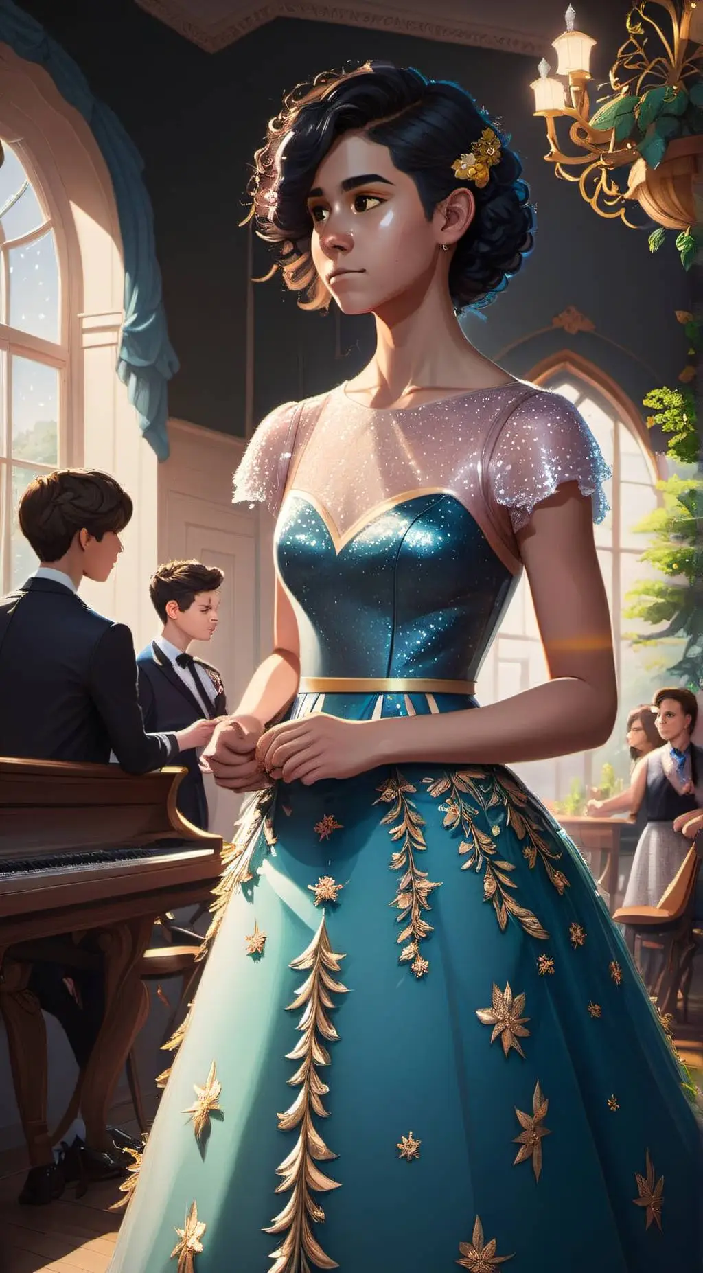 ai character: Sophia background