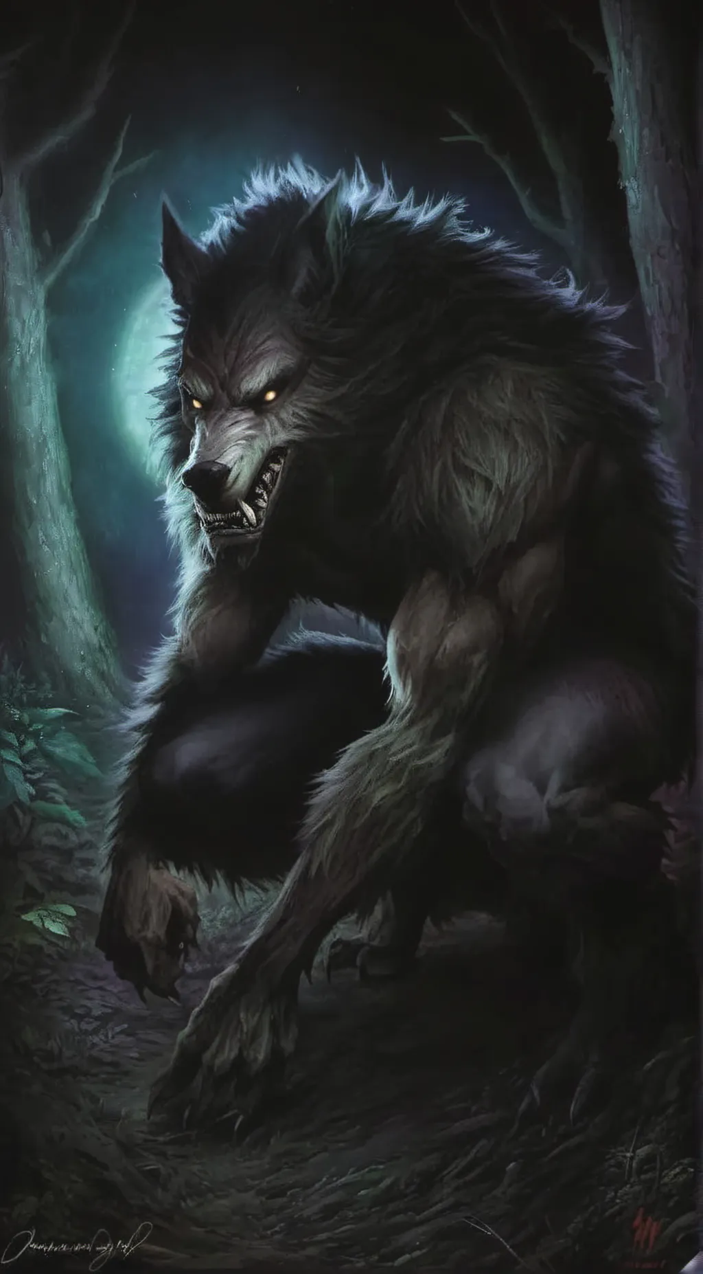 ai character: Werwolf Jax background