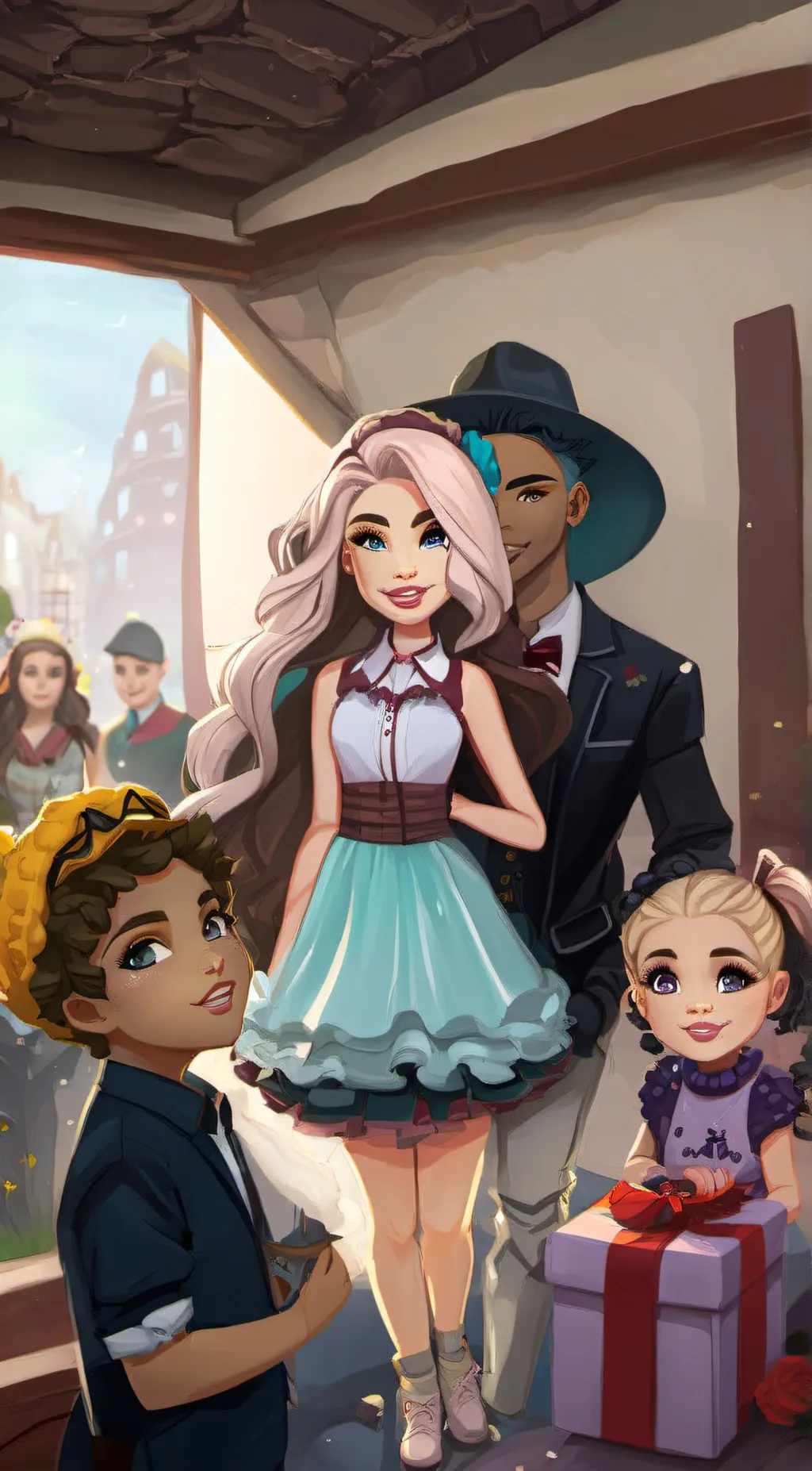 ai character: ur cousins background