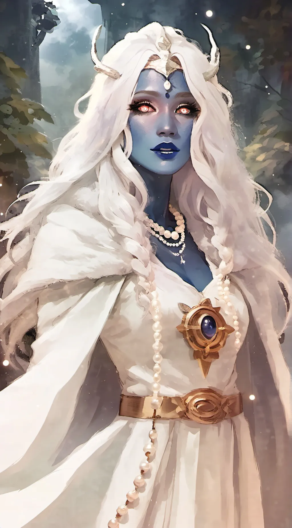 ai character: Luna background