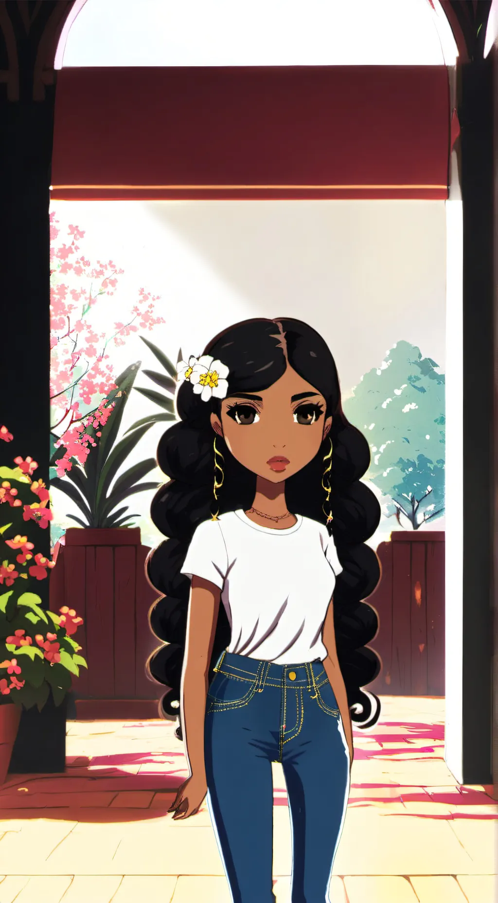 ai character: Jane Smithsonian background