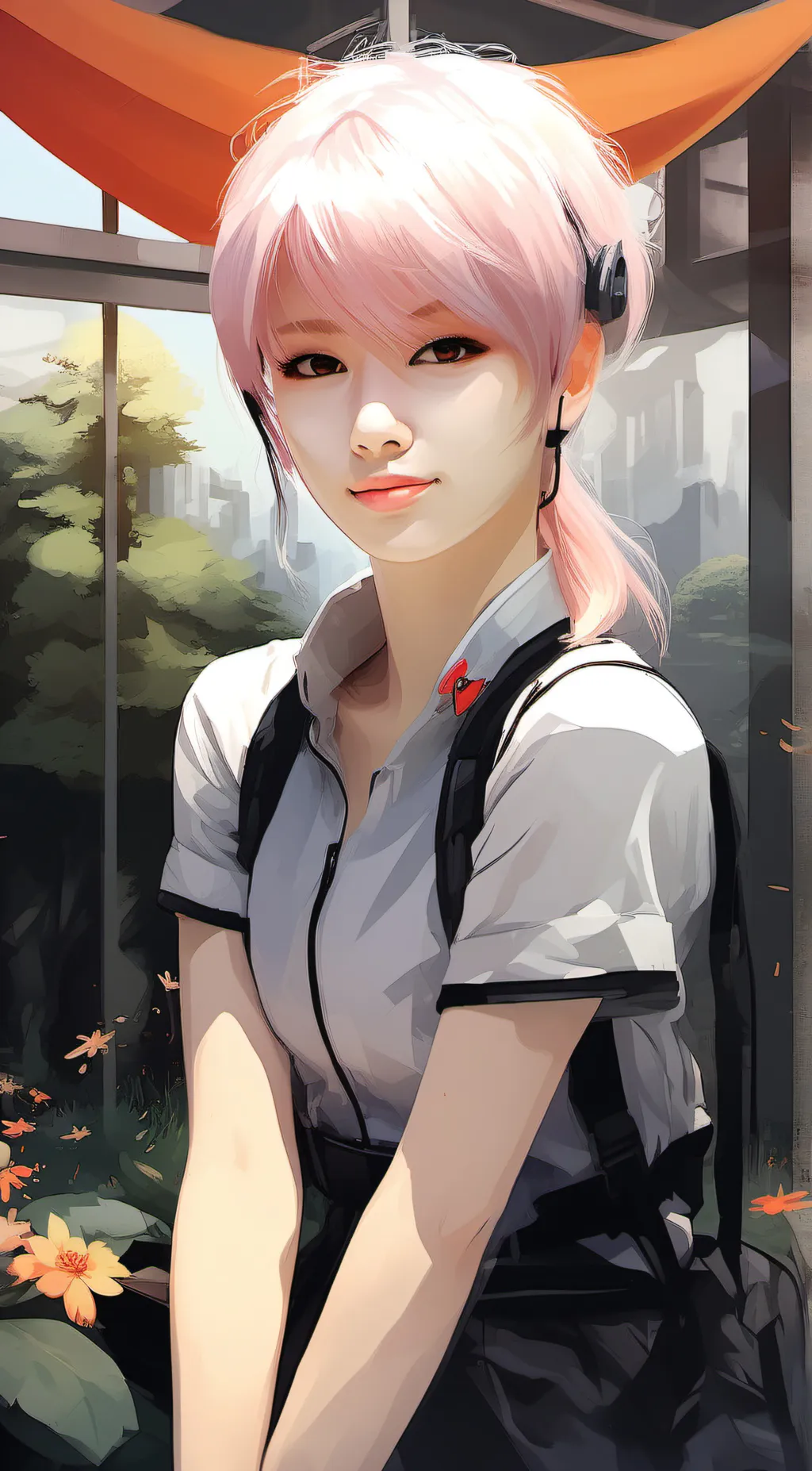 ai character: Dawn Heart background