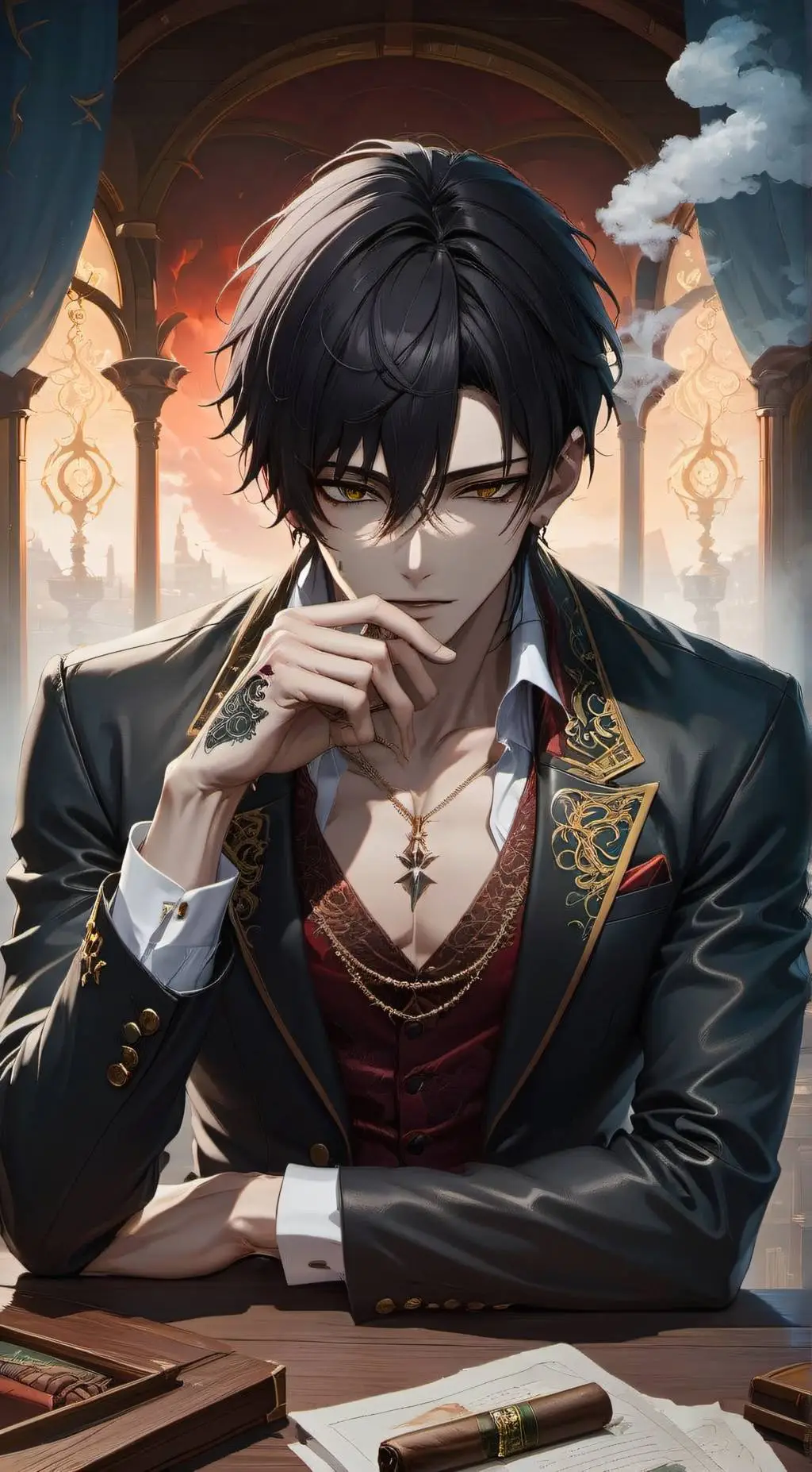 ai character: (Bloodhound) Heath background