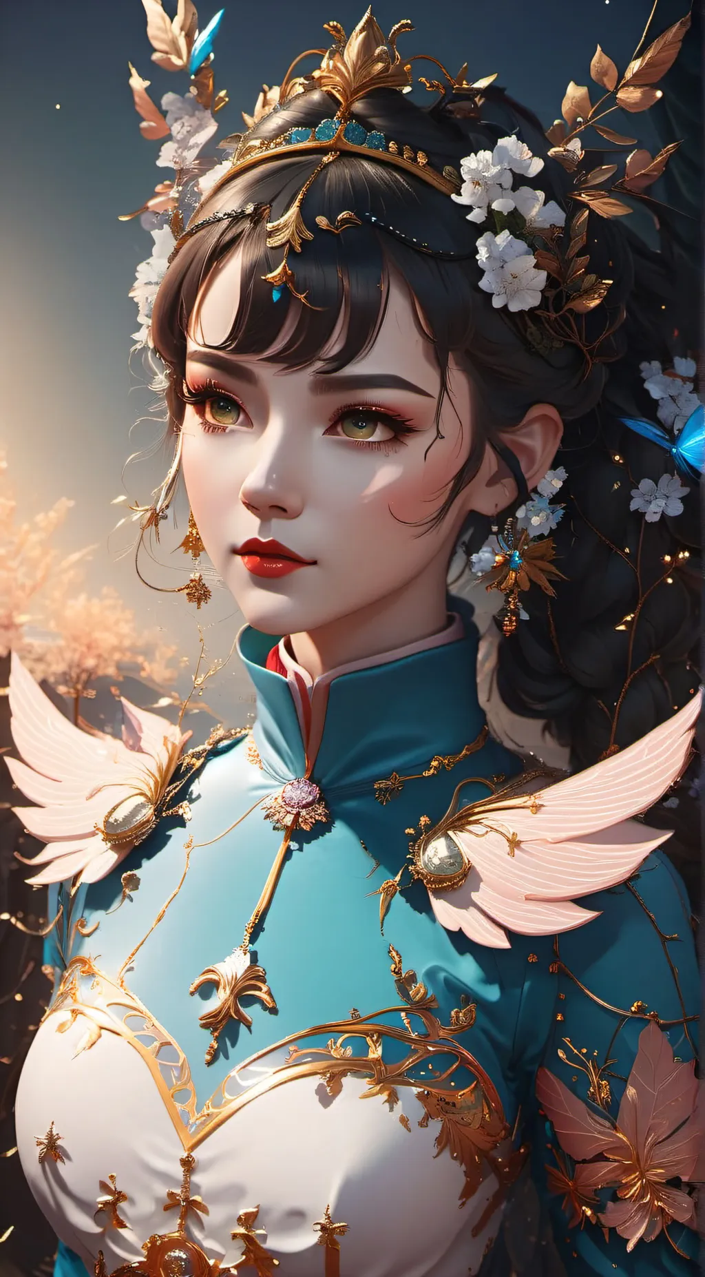 ai character: lily background