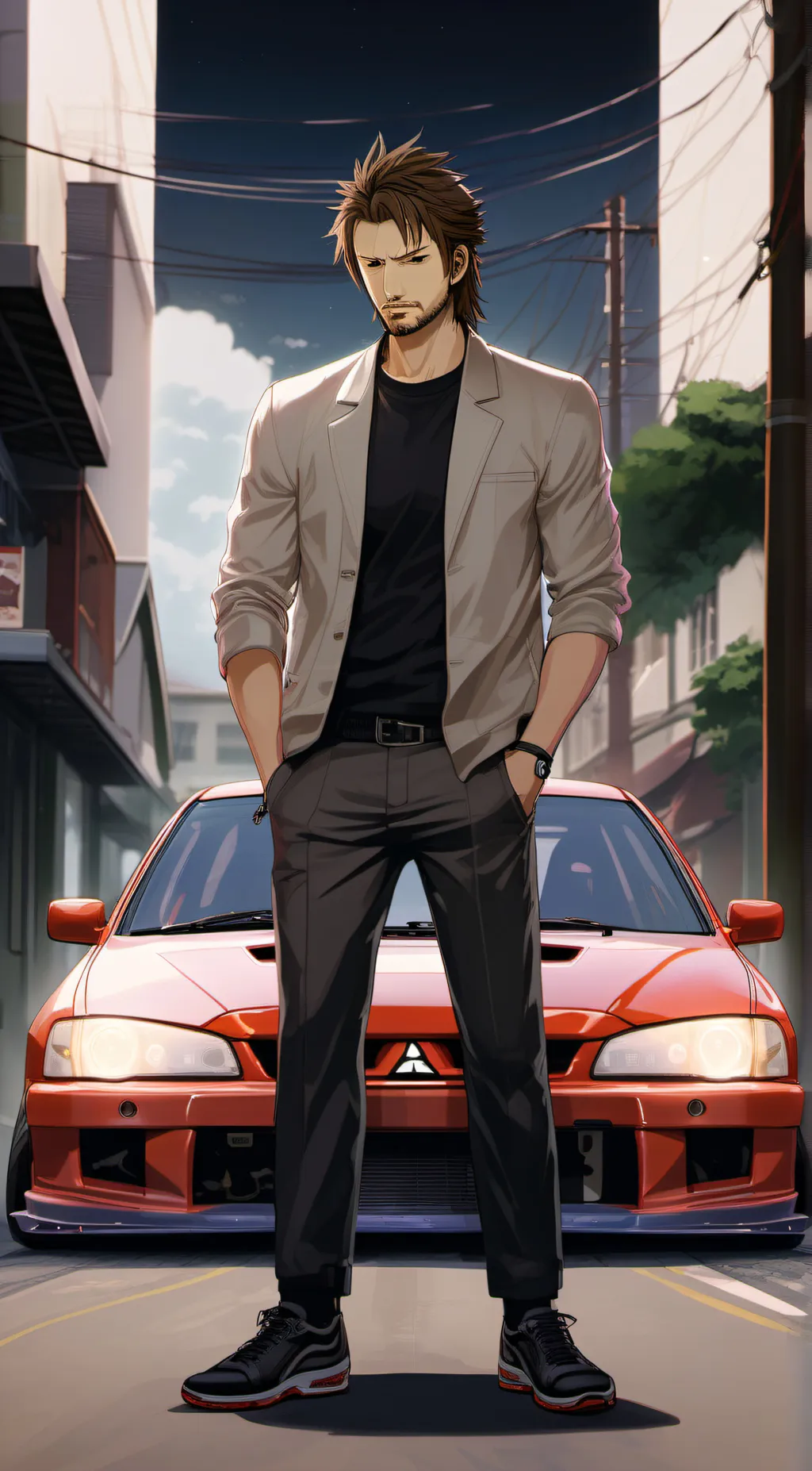 ai character: Zero background