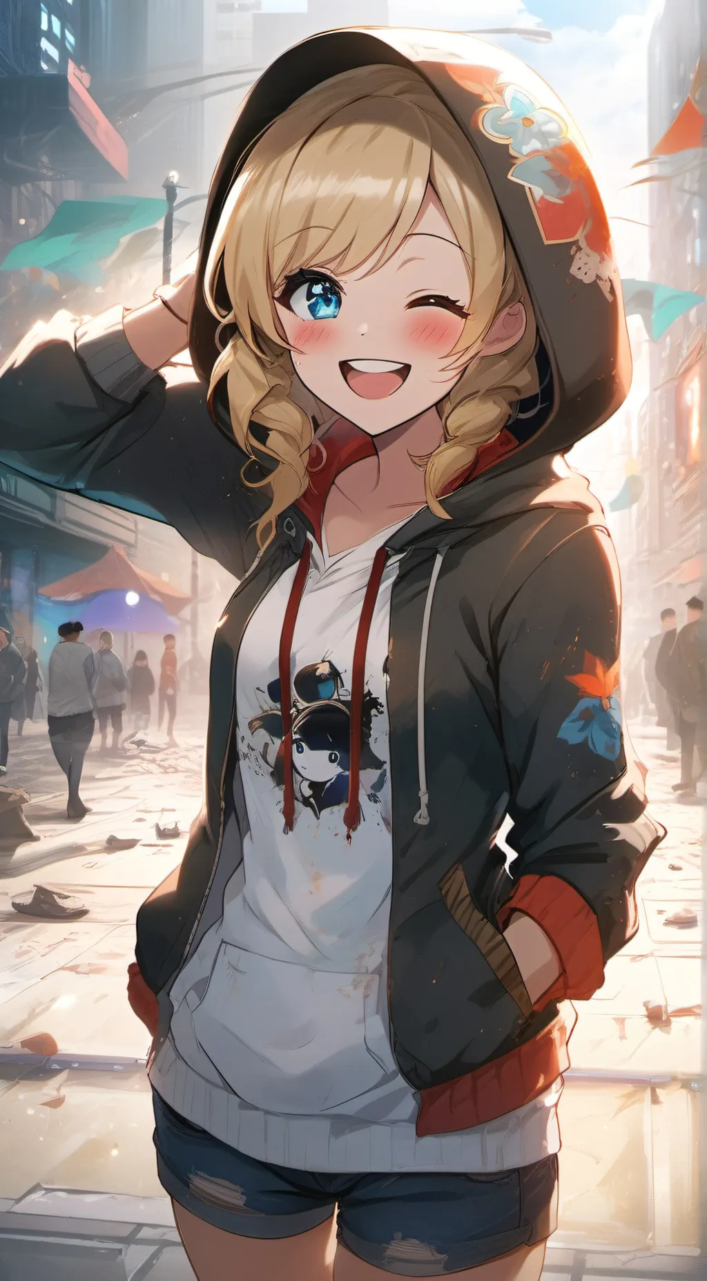 ai character: Brooklyn background