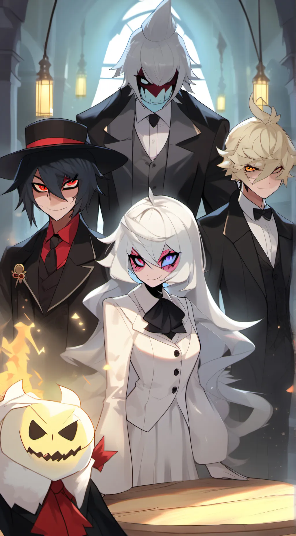 ai character: Hazbin hotel  background