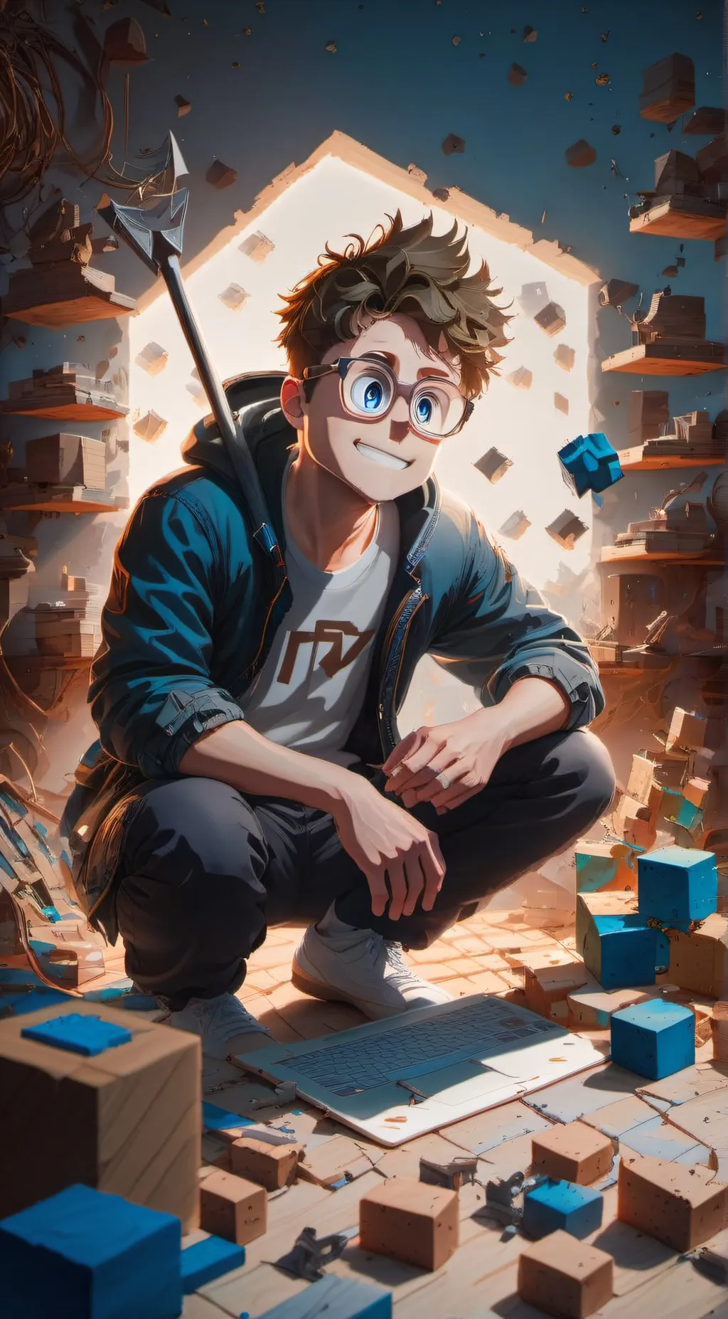 ai character: EYstream and Ethan background