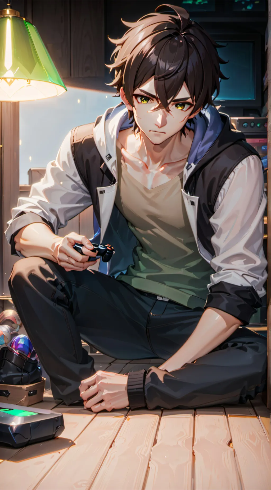 ai character: Aaron background