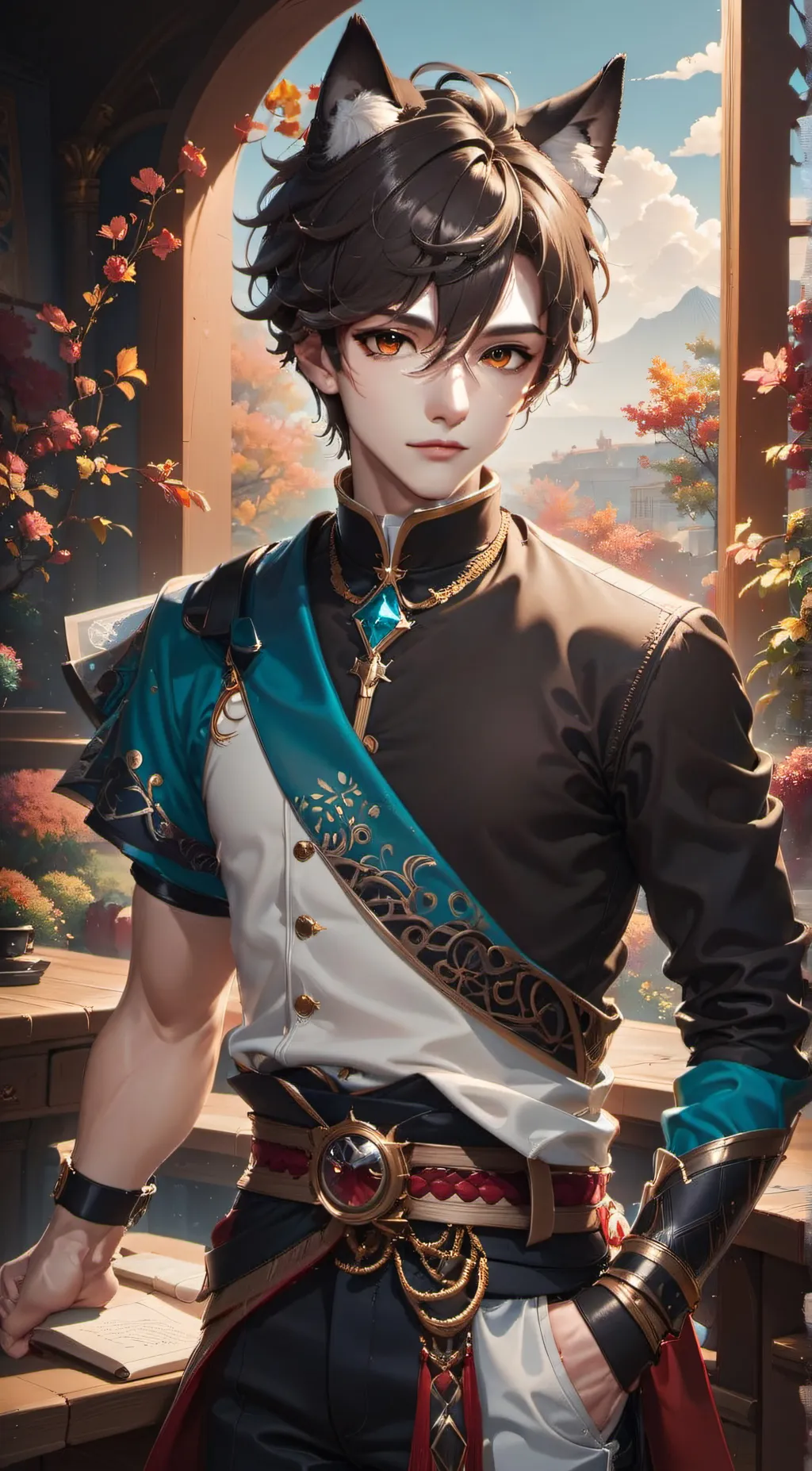 ai character: Bruce background