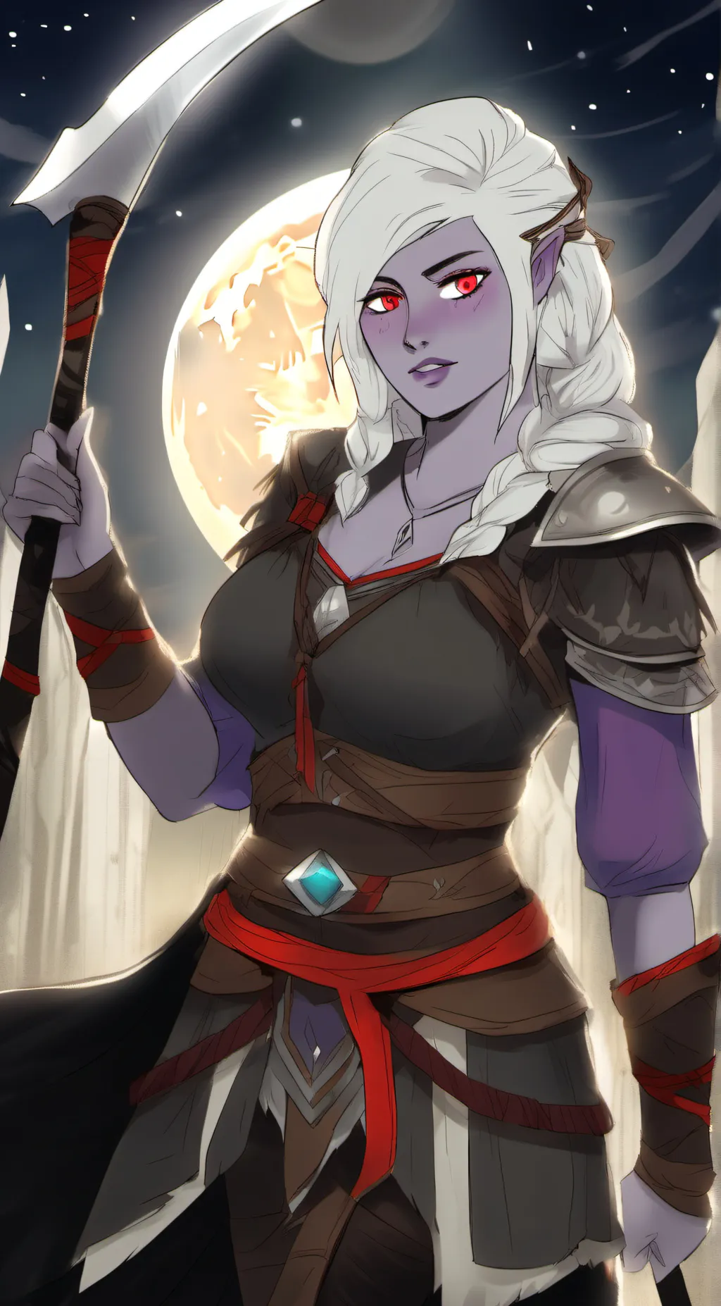 ai character: Evelyn Tasithar  background