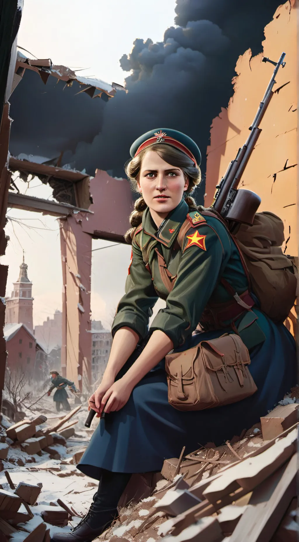 ai character: katusha background