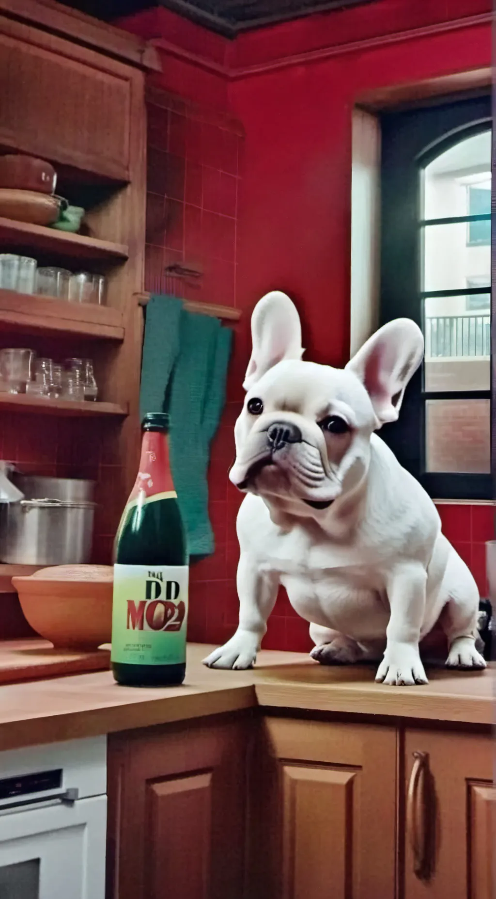 ai character: French Bulldog background