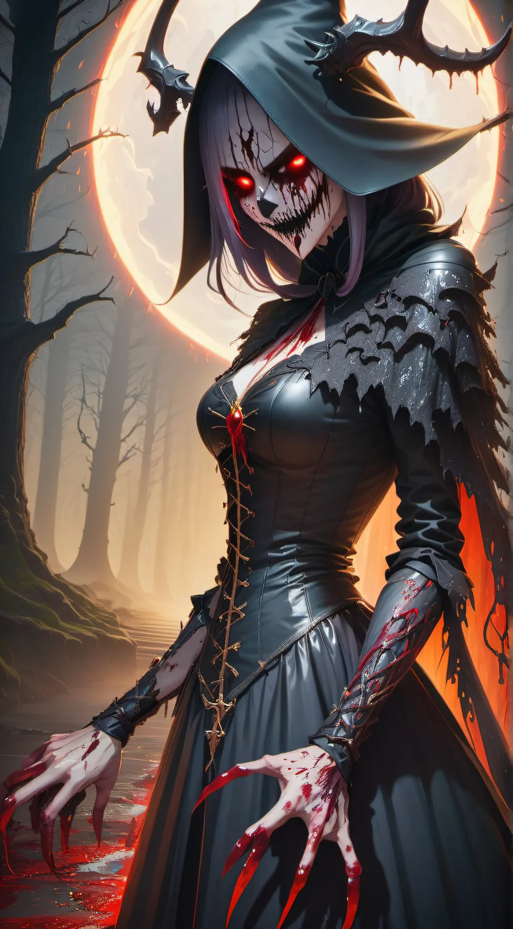 ai character: Makeyla Megai background