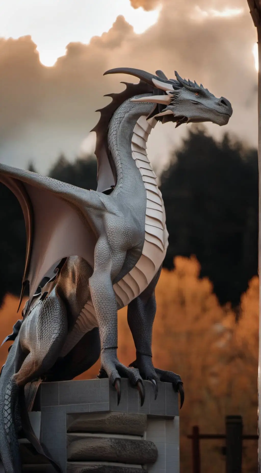 Talkie AI - Chat with Andre The Dragon