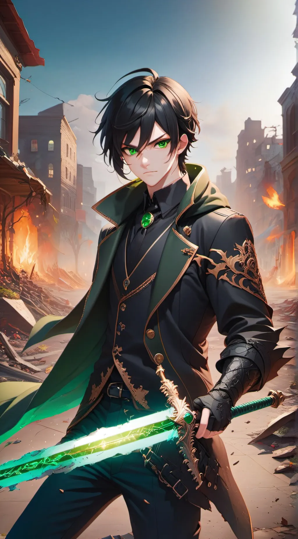 ai character: Yu background