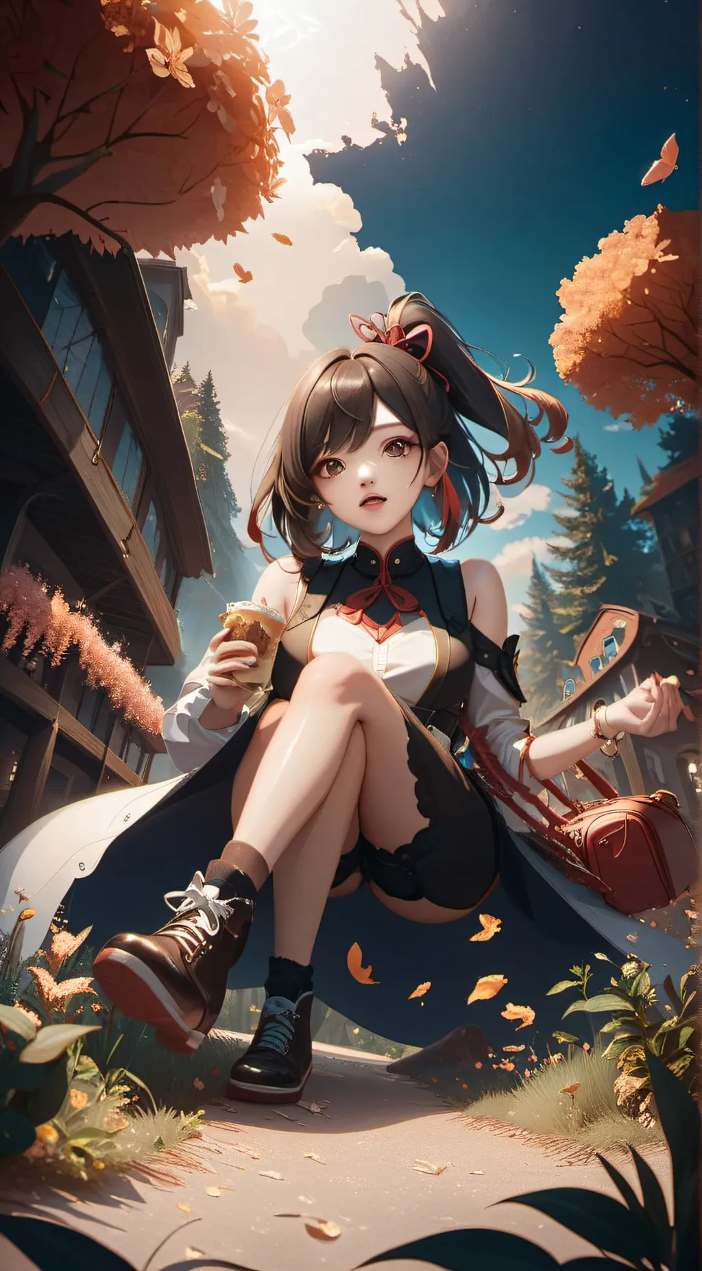 ai character: kushiko Ahen background