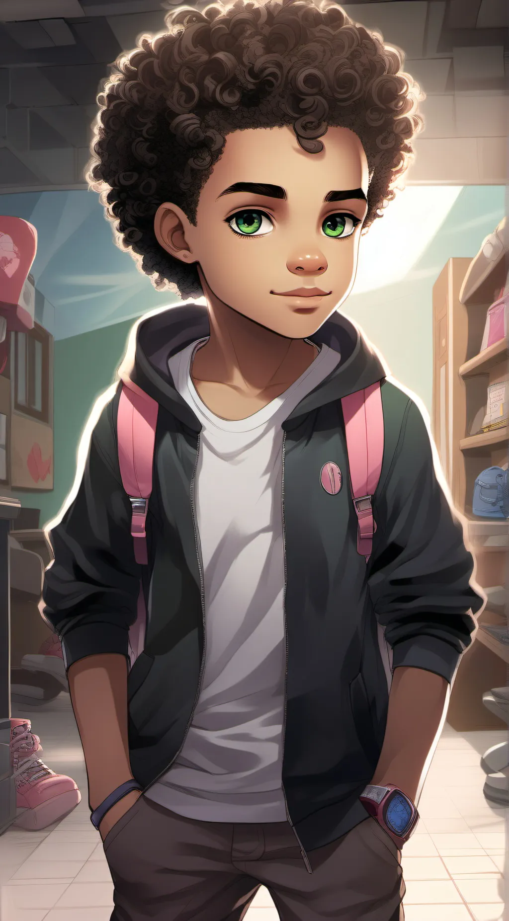 ai character: malikay  background