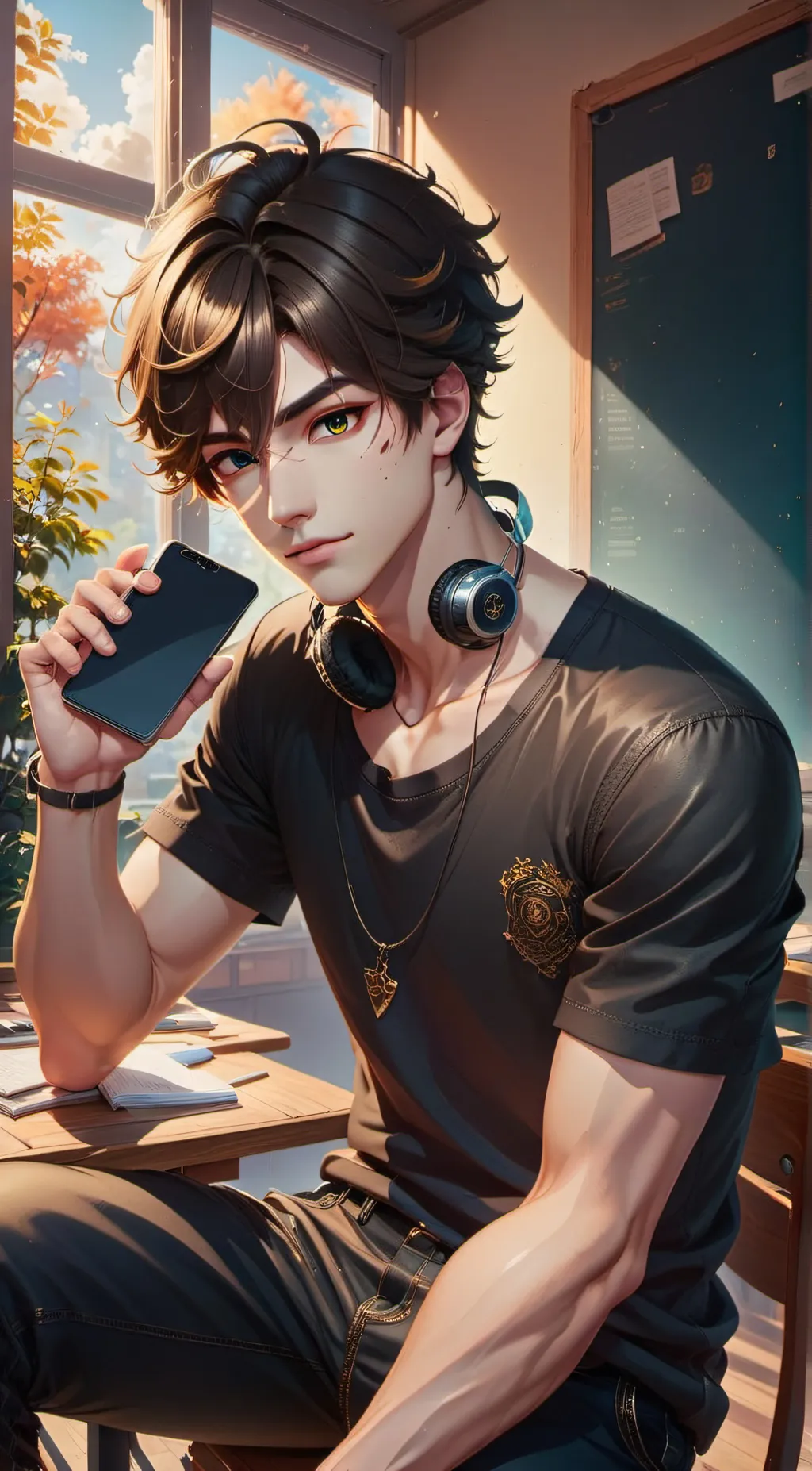 ai character: Kazuki background