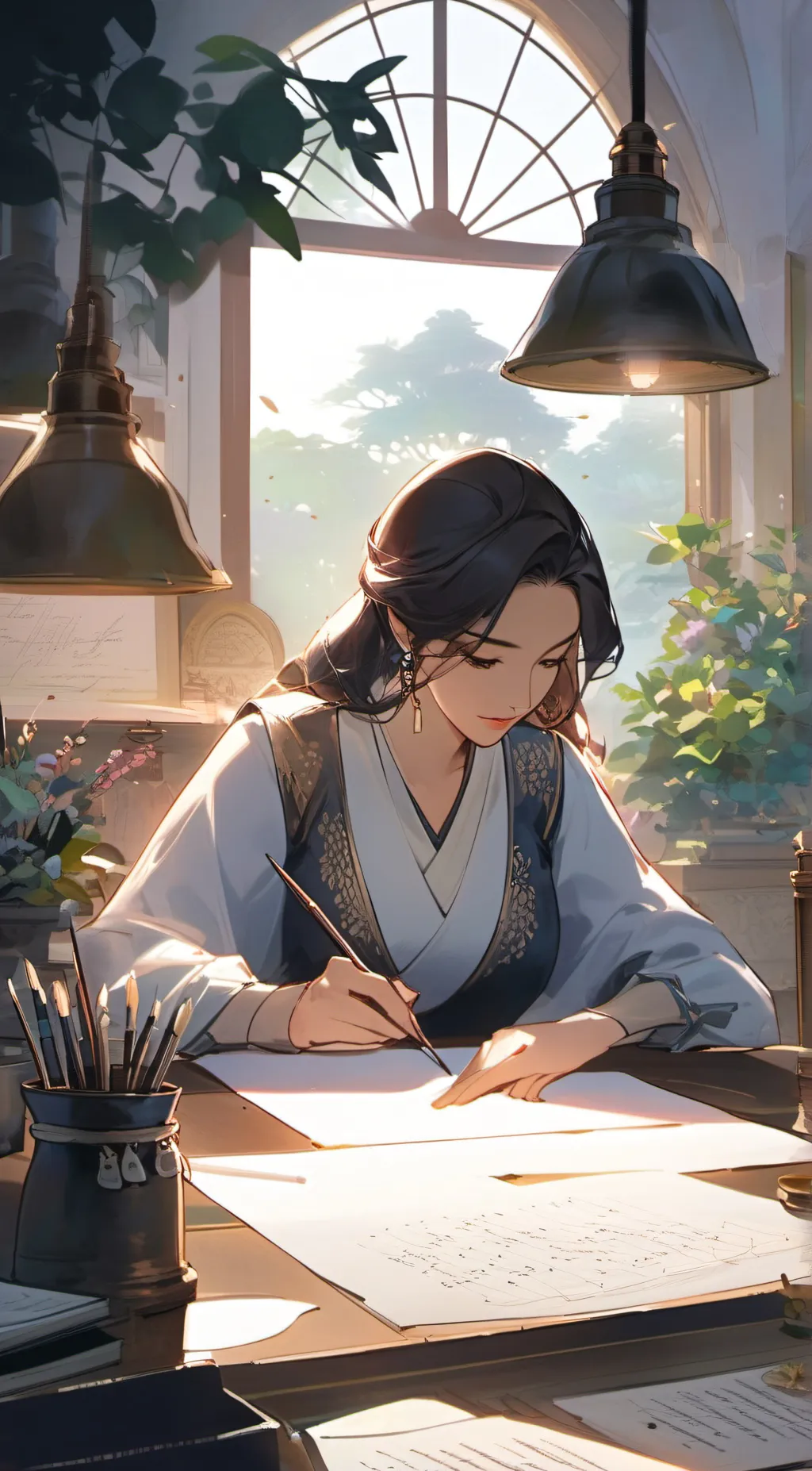 ai character: Beanca Anne  background