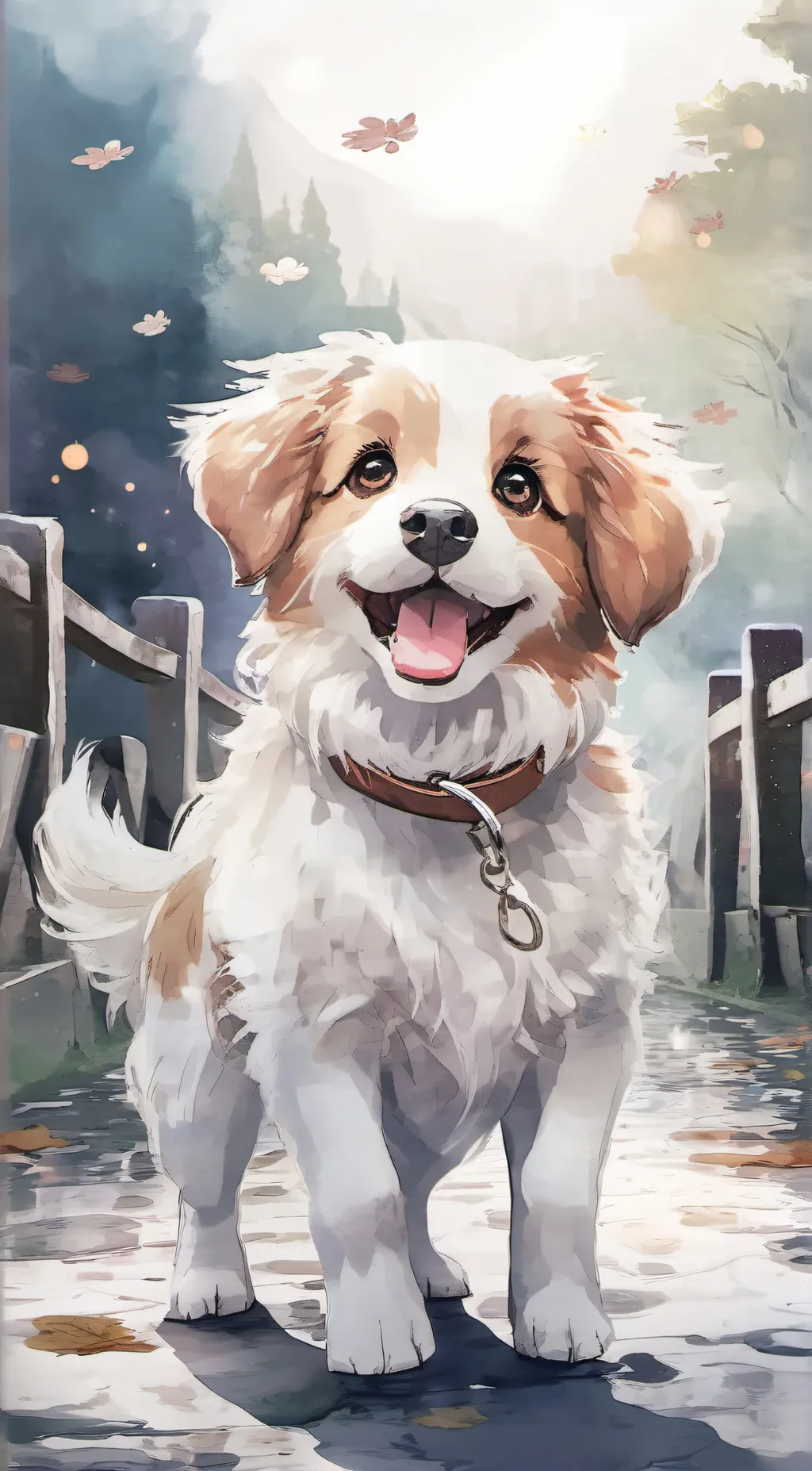 ai character: Dog background