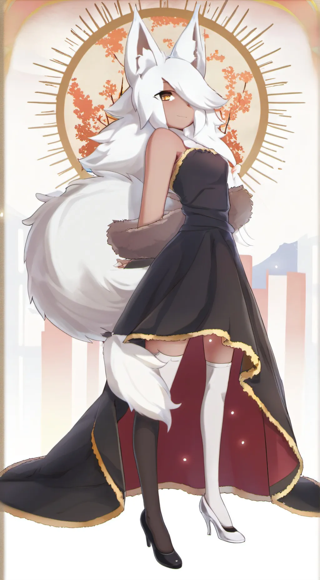 ai character: Kitsu background